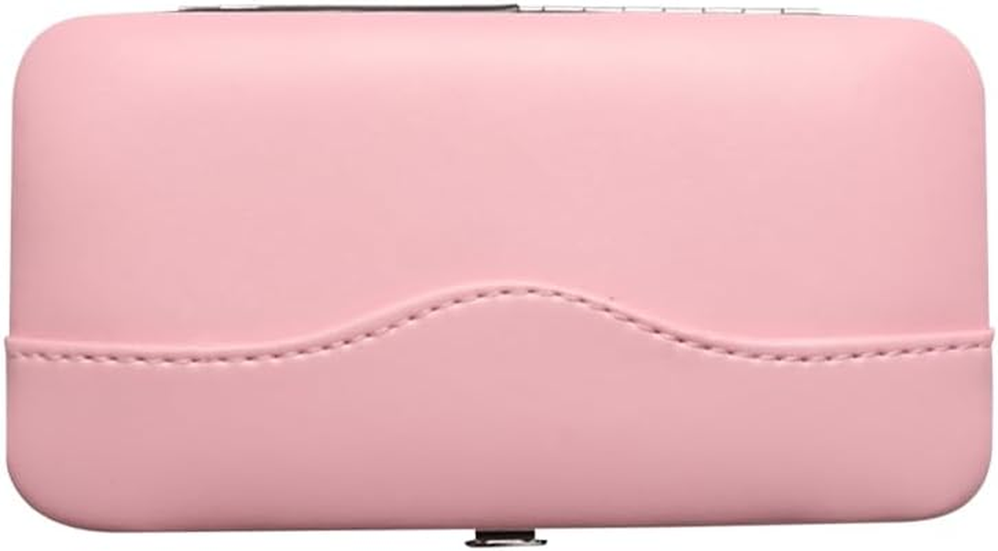 PU Leather Tweezer Storage Bag Empty for Eyelash Extension Tweezers Container Eyelash Brush Tweezers Tool Bag Rose 15.8 X 8.3 X 2 Cm