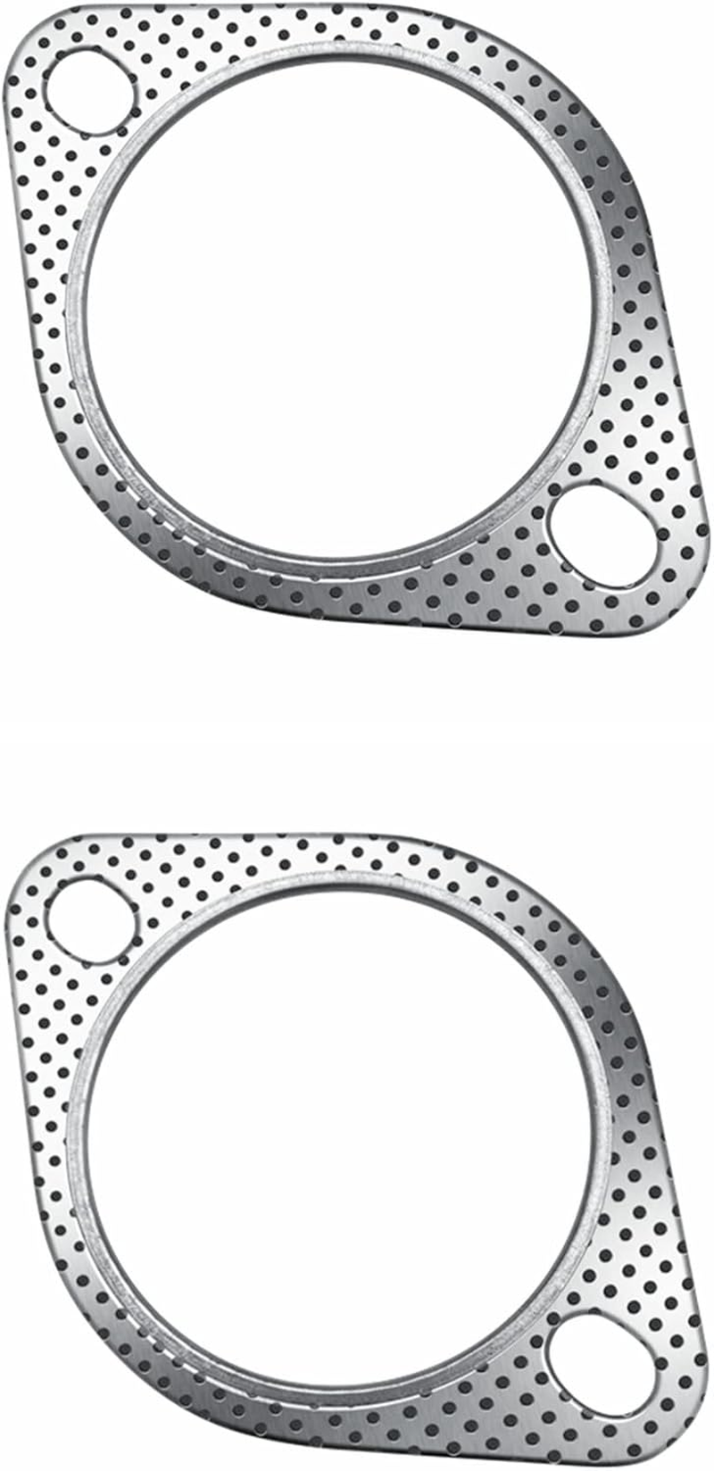 Strongthium 3&ldquo; Exhaust Gasket 2 Bolt for 3 Inch Muffler Flange Manifold 120-07610-0002 High Temperature 2X image number 2