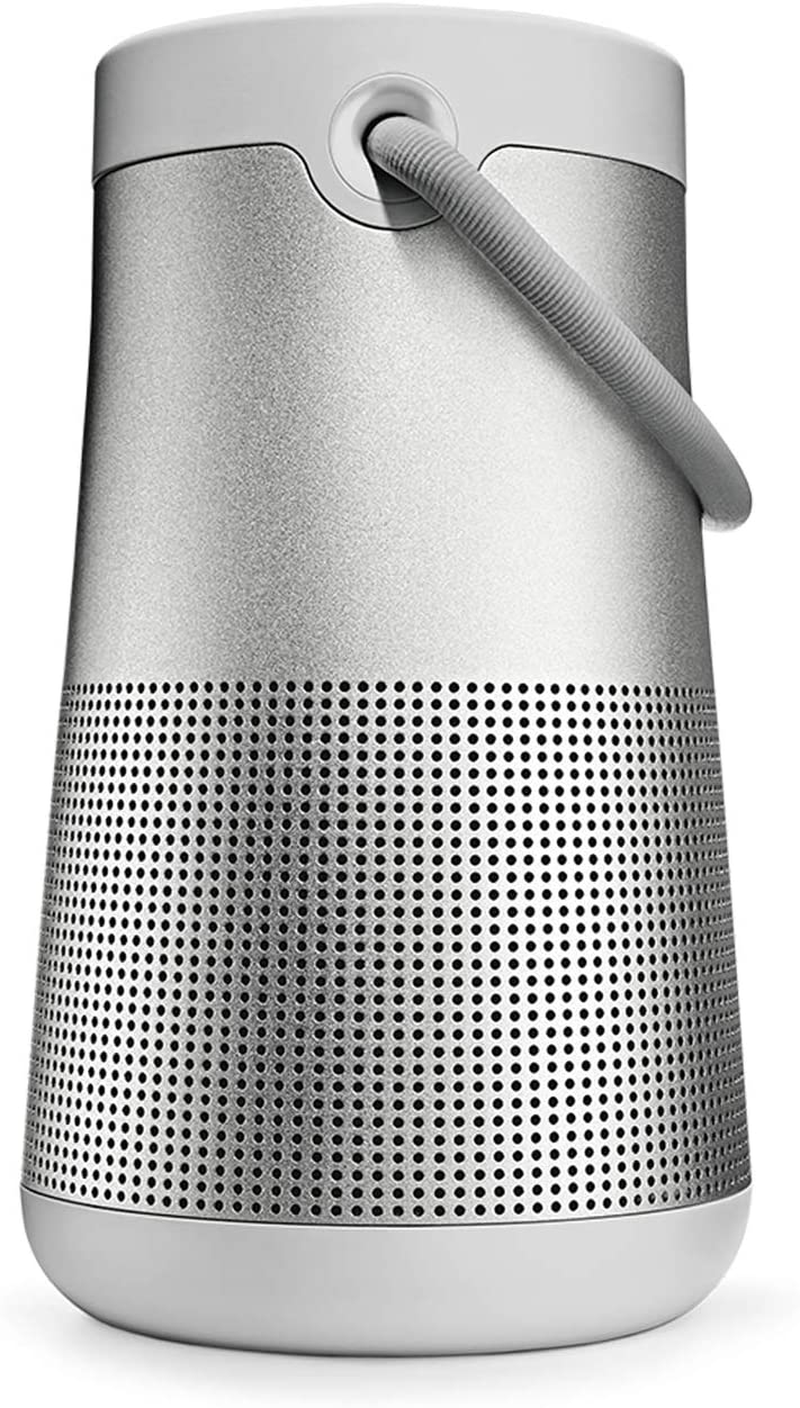 Bose Soundlink Revolve+ II Portable Bluetooth Speaker - Wireless Water-Resistant Speaker with Long-Lasting Battery, Lux Silver
