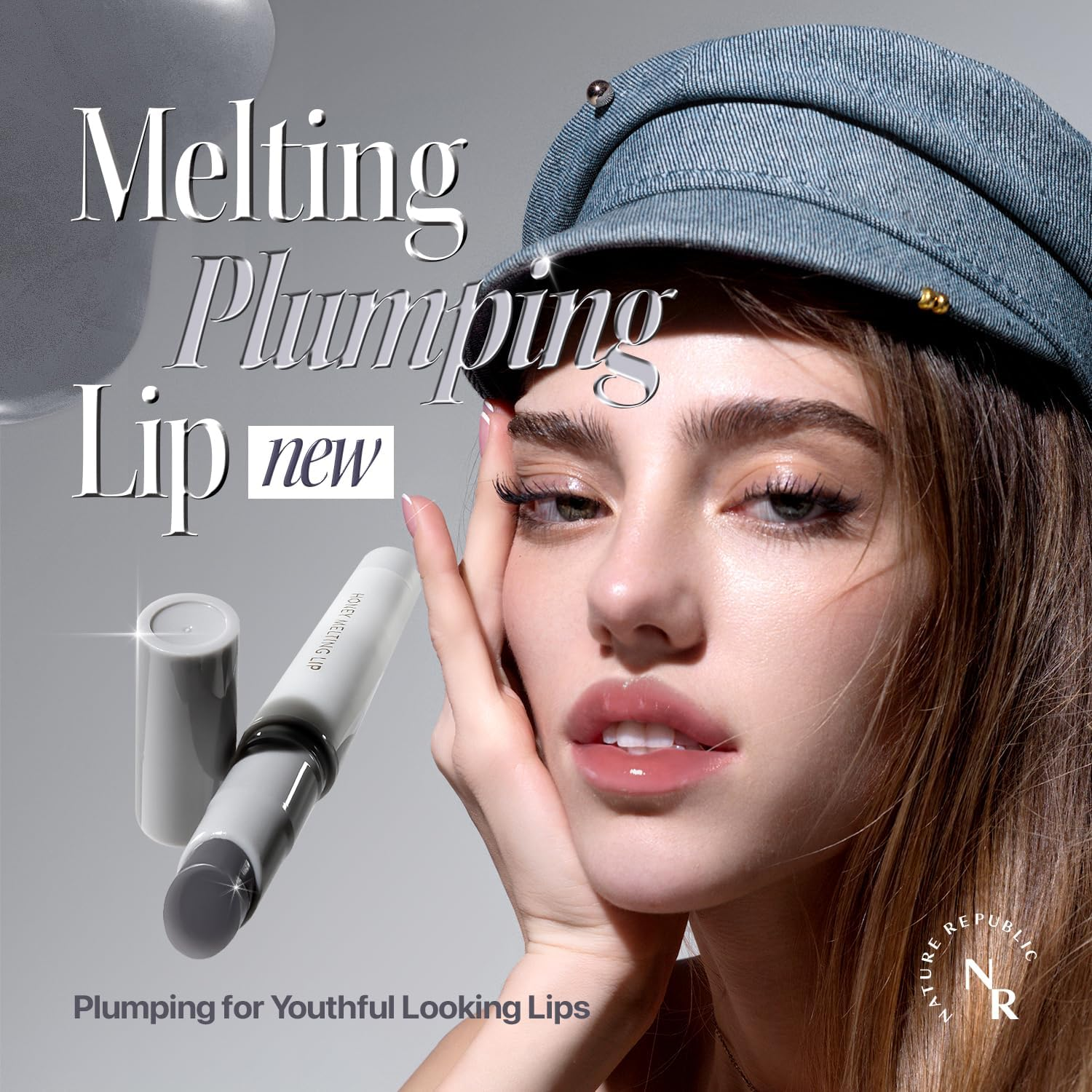 Nature Republic HONEY MELTING LIP 11-12 PLUMPING (12 See-Through Gray) image number 2