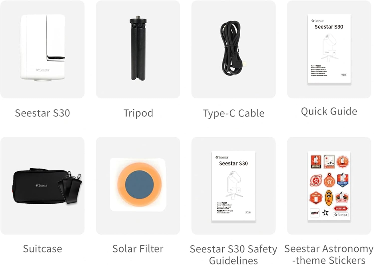 Seestar S30 30Mm Smart Astronomical Telescope by ZWO - Portable, Digital, All-In-One, for Beginners & Experienced Users, EAA image number 4