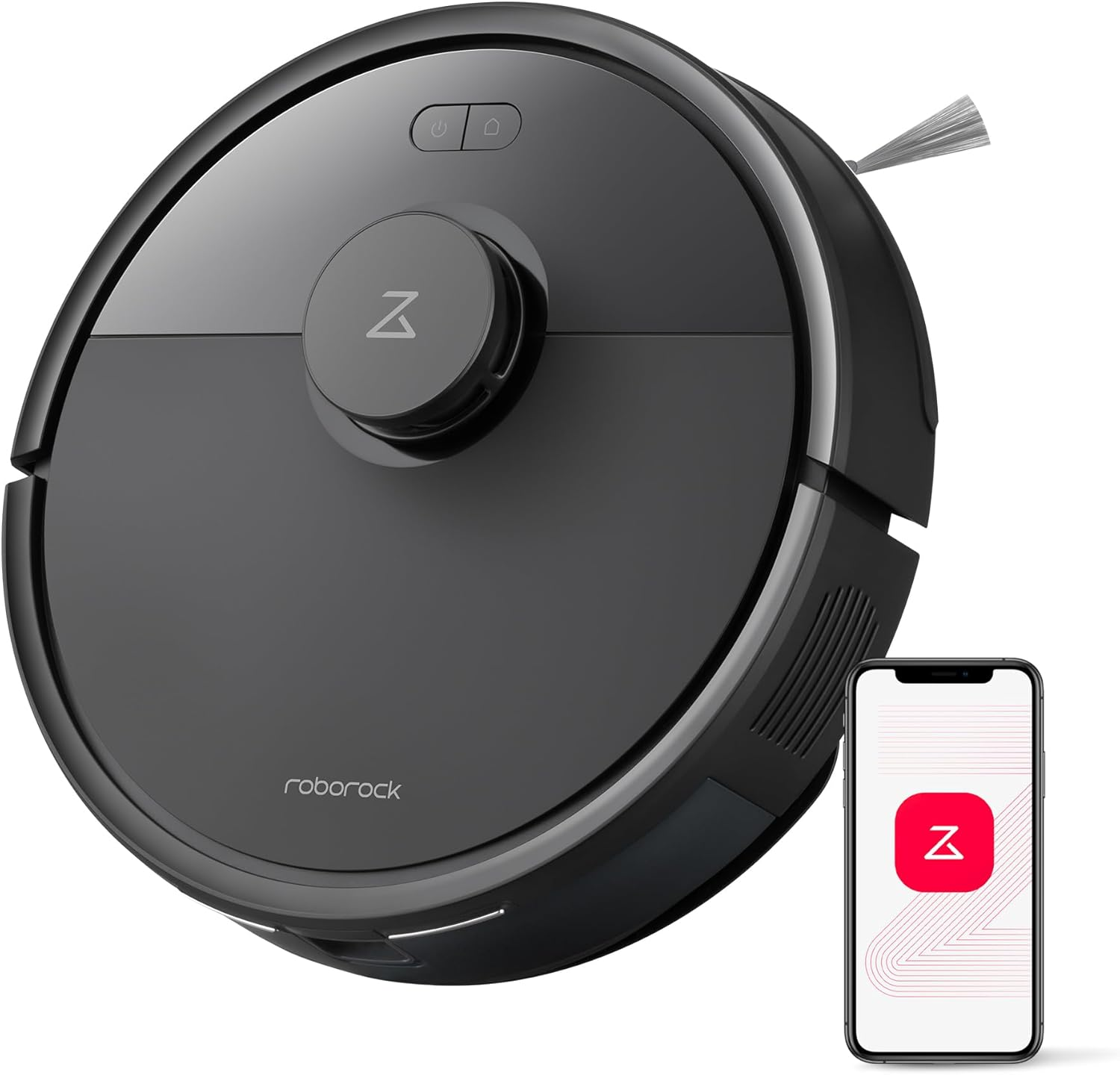 Roborock Q7B Robot Vacuum, 8000Pa Suction, Precise Obstacle Avoidance, Dual Anti-Tangle Brushes, Electric Water Tank, App-Controlled, Perfect for Pet Hair image number 1