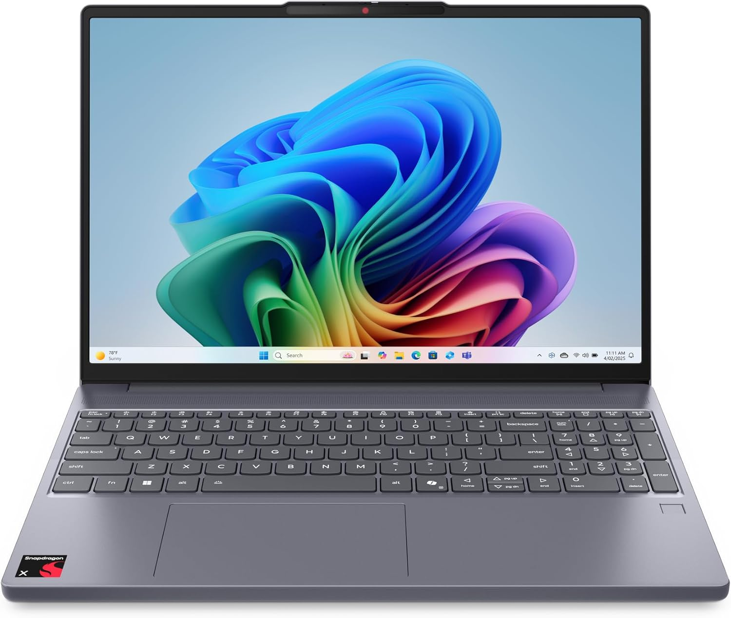 Lenovo Ideapad Slim 3X 15Q8X10 15.3" WUXGA Display Co-Pilot+ SD X X1-26-100 16GB 512GB SSD Wifi6 Win11H Luna Grey 83N30007AU image number 6