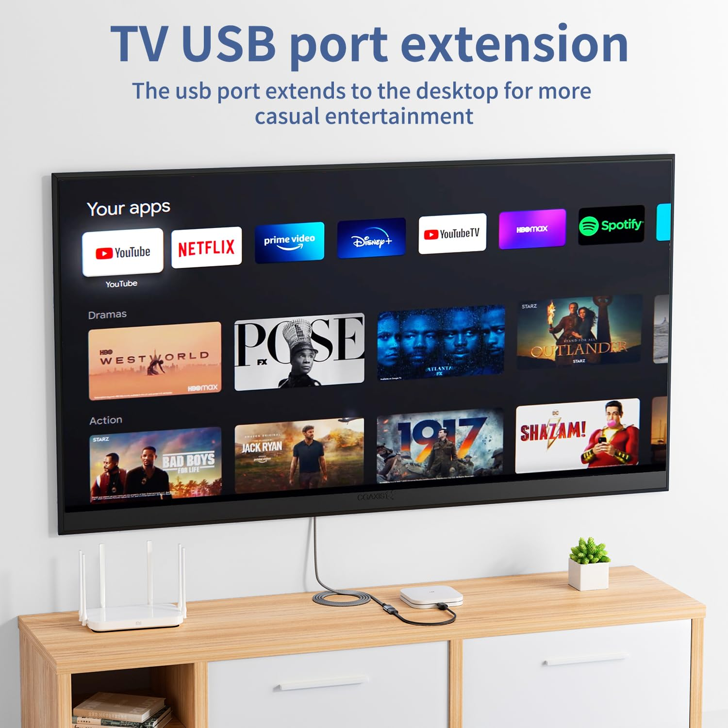 USB3.0 Extension Cable 3M, Type a Male to Female Extension Cable,5Gbps High Speed Data Transfer Braided Compatible with USB Keyboards, Mice, Xbox, Flash Drives, Hard Drives, Printers Etc image number 5