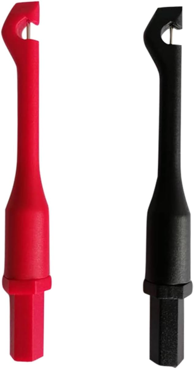 FELTECHELECTR 2Pcs Multimeter Test Clips Wire Piercing Probes Test Leads for Automotive Circuit Needle Random Color image number 3