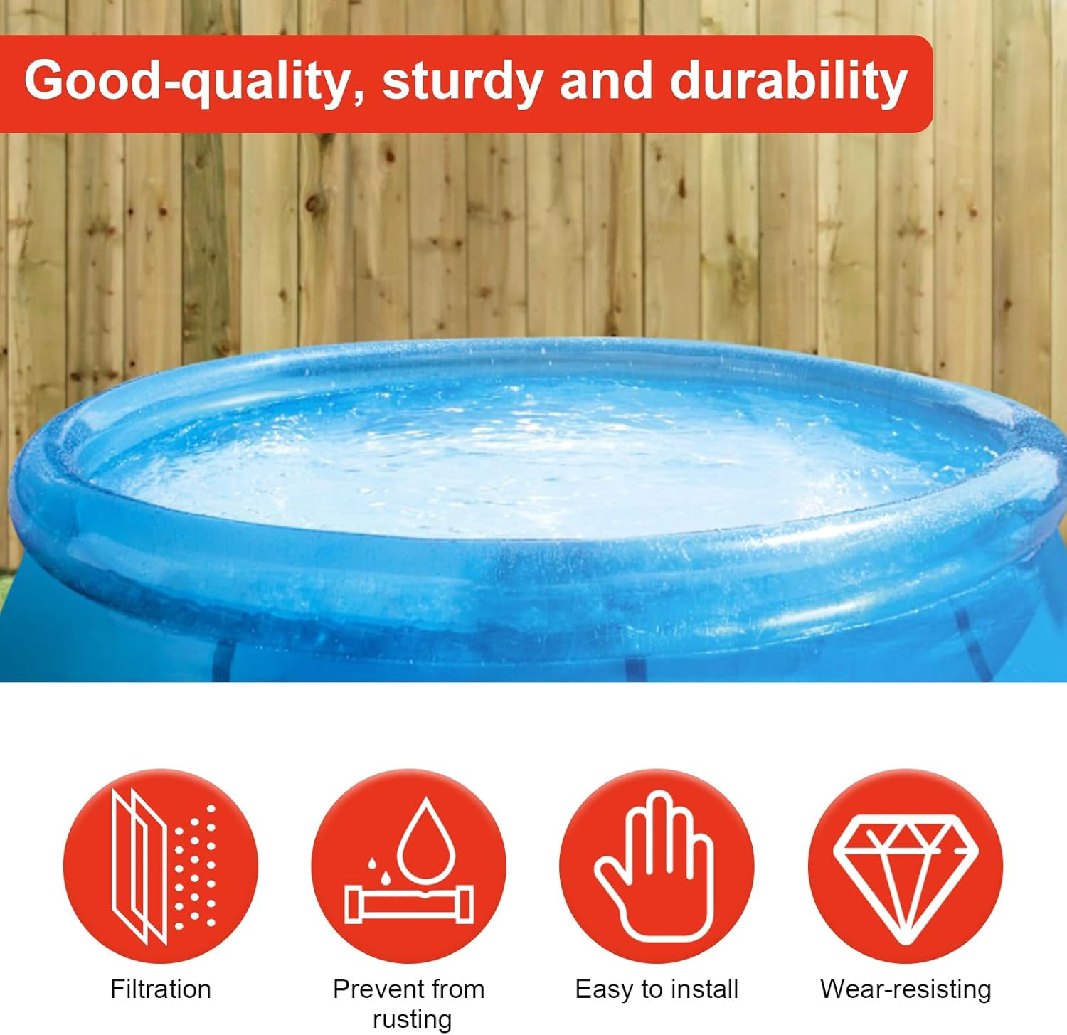 Top Debris Screen Replacement for Saluspa, Chemical Chlorine Dispenser for Pool Hot Tub Spa Hot Tub Debris Screen Hot Tub Parts Replacement with Seal Inflatable Hot Tub Replacement Parts image number 4