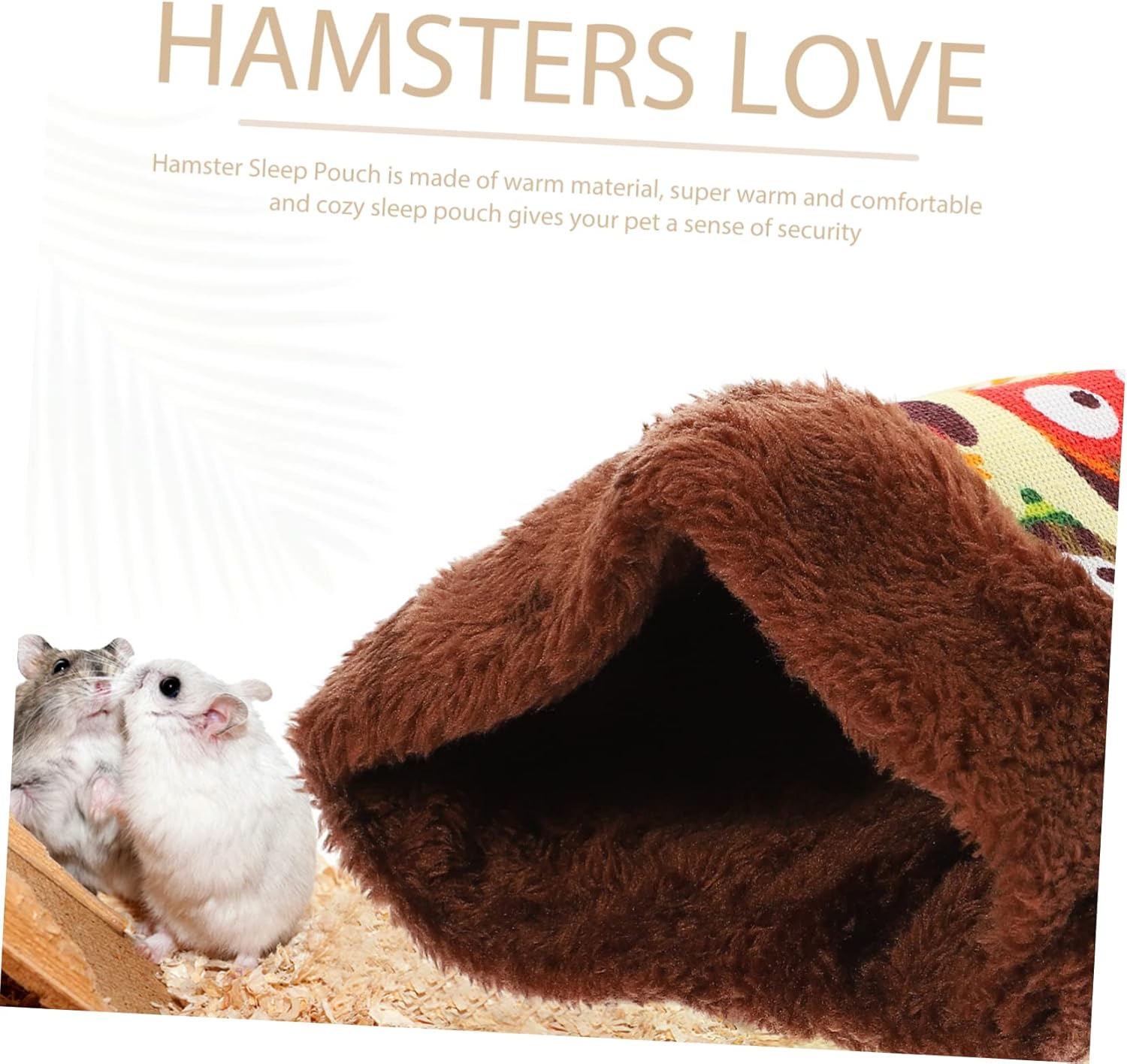 2 X Sleeping Bag for Guinea Pigs Made of Warm Material for Rats Hedgehogs and Other Small Pets for Sleeping and Hiding Small Animal Bed for and Comfort image number 4