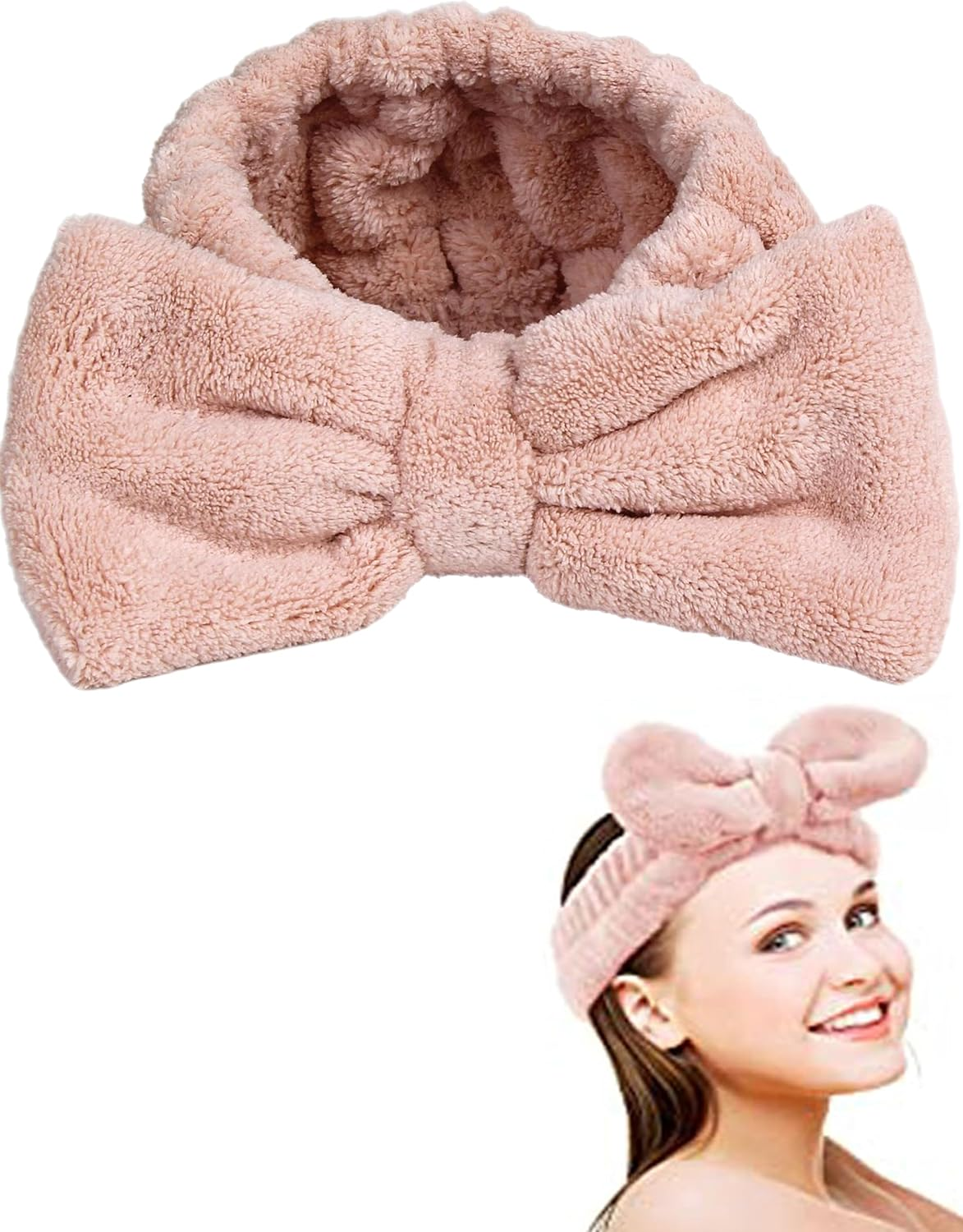 Makeup Headbands for Women,Spa Headbands Face Wash Headband,Adjustable Hair Band for Skin Care for Girls and Women