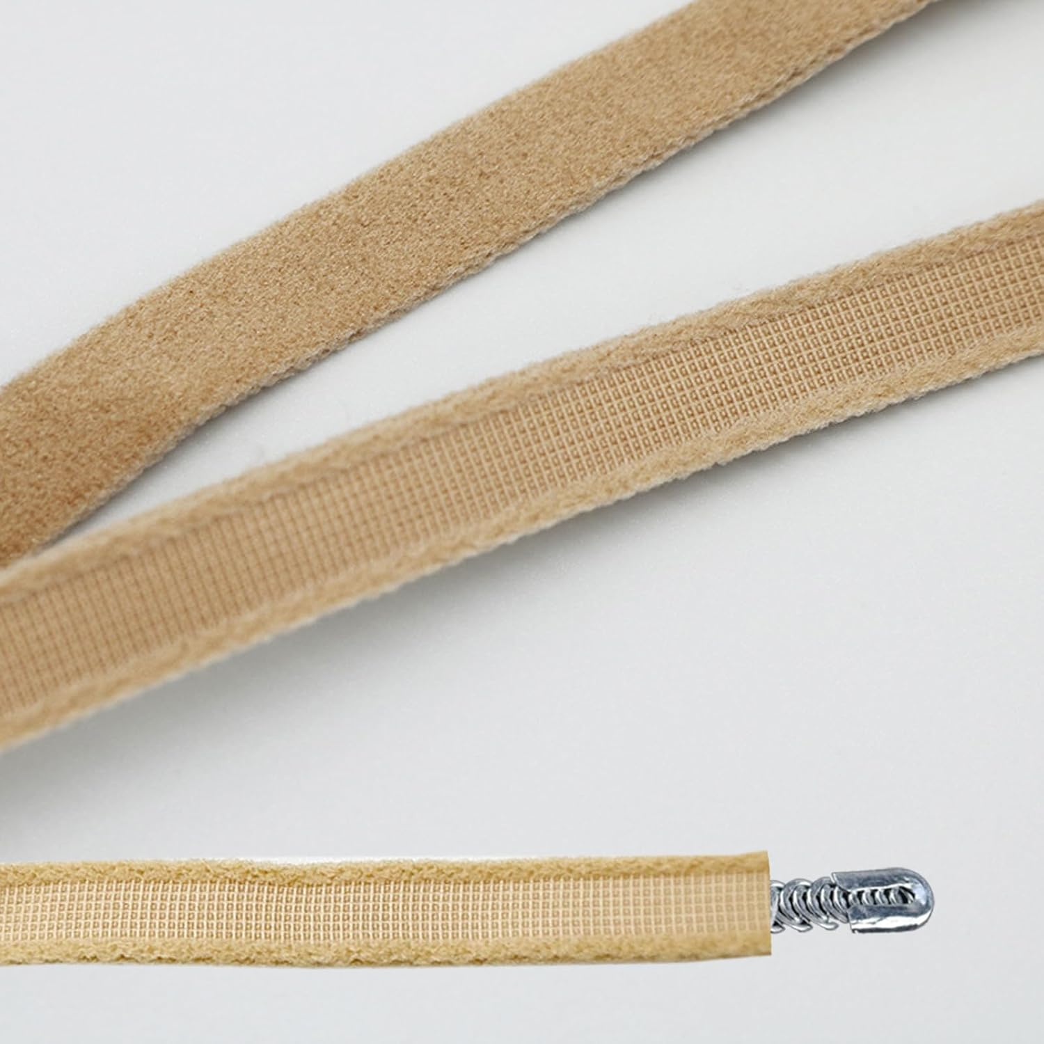 10 Yards Nylon Plush Boning for Sewing, 3/8 Inch Corset Boning Casing, Bra Underwire Casing Elastic Band, Beige Hollow Nylon Ribbon Bone Casing, Underwire Channeling Tape for Lingerie Bridal Gowns