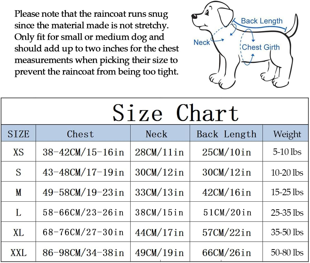 Morezi Dog Zip up Dog Raincoat with Reflective Buttons, Rain/Water Resistant, Adjustable Drawstring, Removable Hood, Stylish Premium Dog Raincoats - Size XS to XXL Available - Yellow - S image number 3
