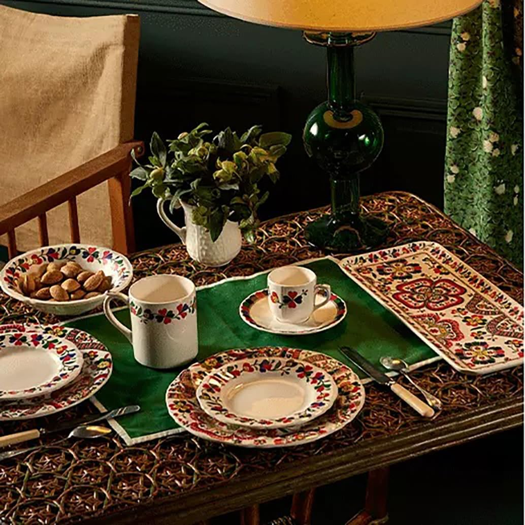 GIEN Chance Folle 18642PTH Tea Cup & Saucer, 6.9 Fl Oz (175 Ml), H 2.9 X W 5.7 Inches (7.4 X 14.5 Cm), 11.8 Oz (320 G) image number 3