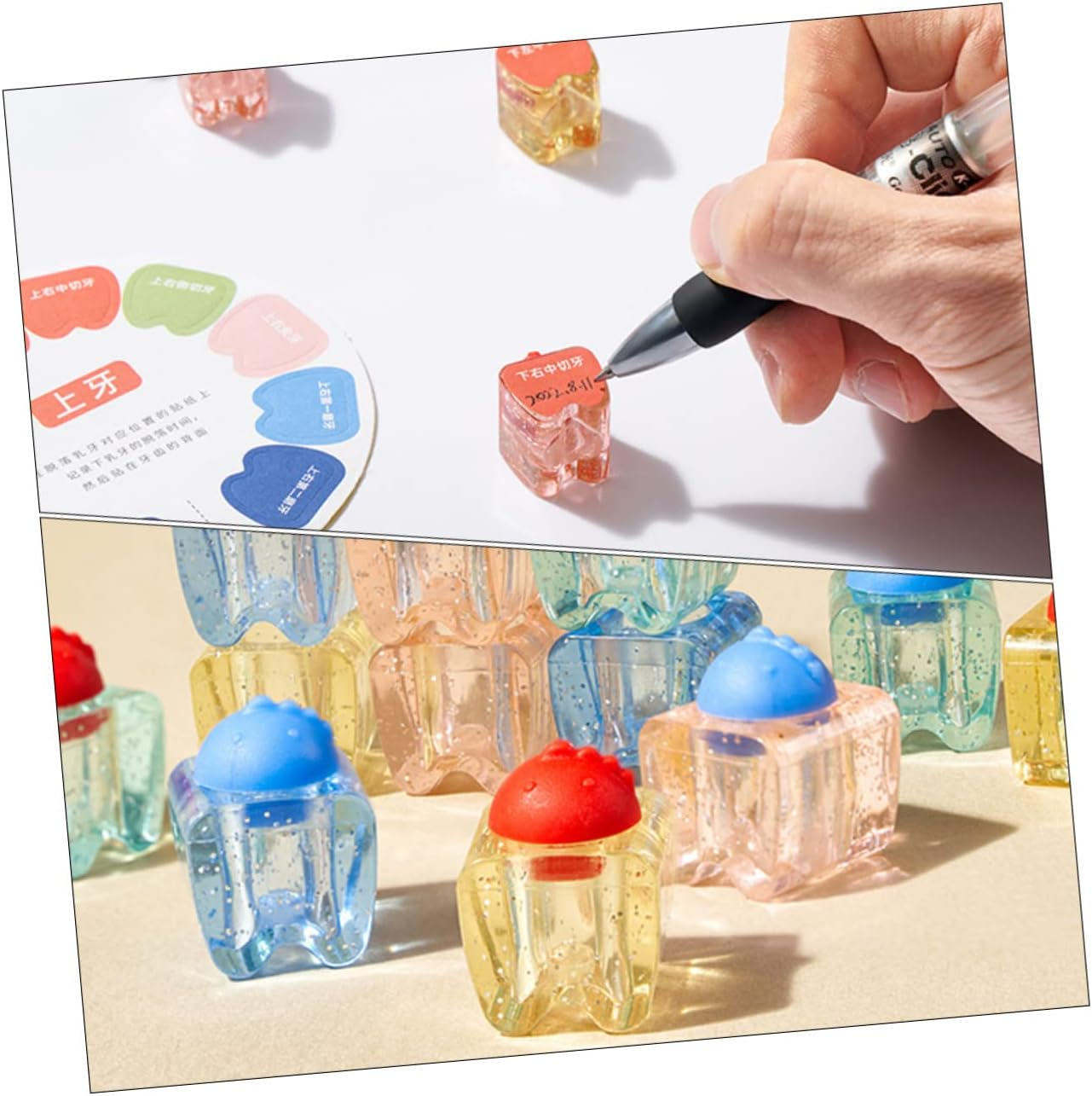 Tooth Box for Boys and Girls Deciduous Tooth Storage Case Keepsake Box Photo Frame Born Essential for Boys image number 1