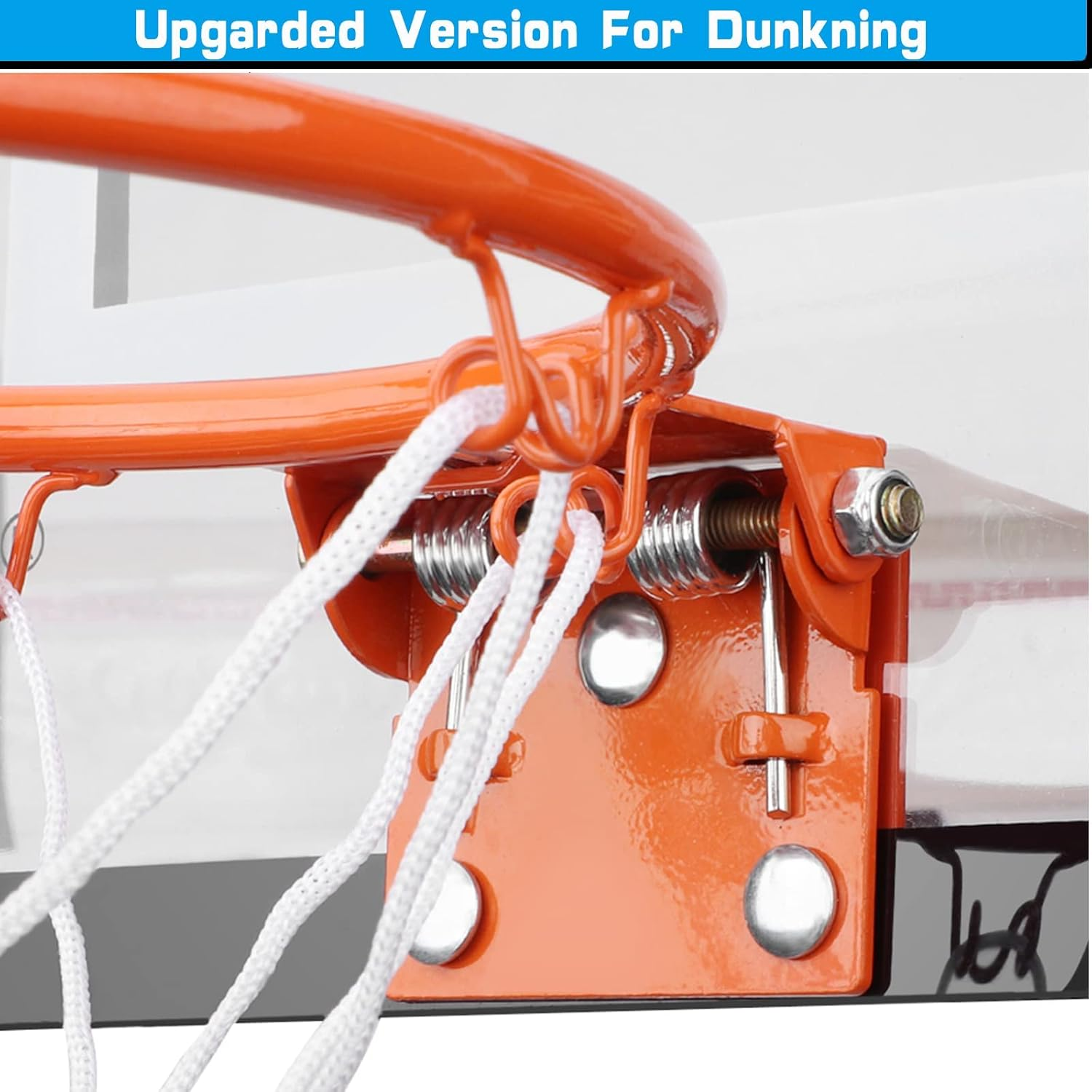 Mini Basketball Hoop Set for Kids Adults, over the Door Basketball Hoop with 4 Mini Replacement PVC Basketballs Gift Set image number 3