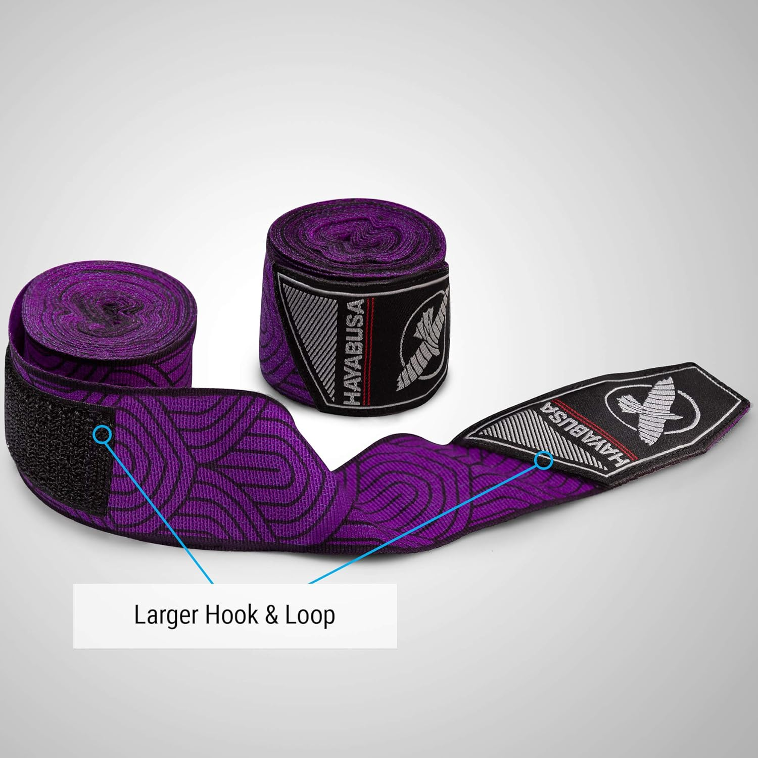 Hayabusa Boxing Hand Wraps Perfect Stretch 4.0 for Men & Women - Red Maze image number 3