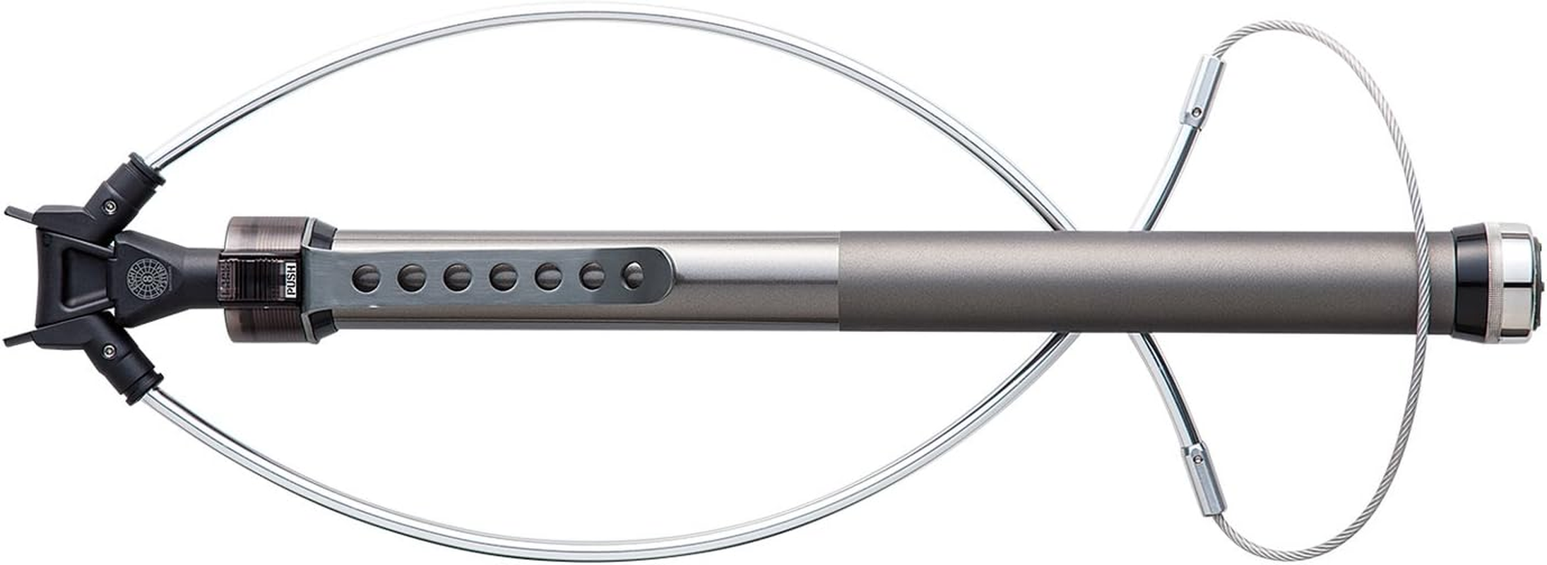 Daiichi Seiko Landing Net, Auto King Frame, 48-550X, Gunmeta, Ball Net, Fishing image number 4