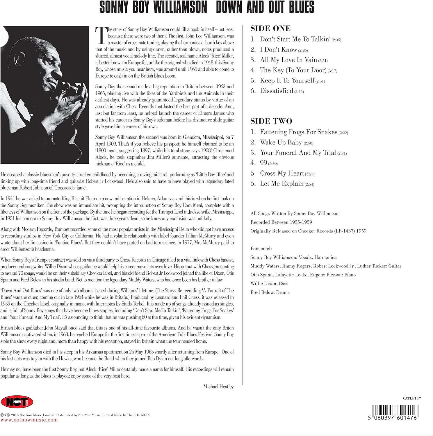 Down and Out Blues (180G)