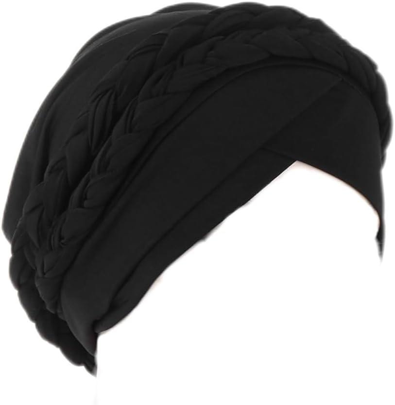 Turbans for Women Pre-Tied Head Scarf for Women'S Hair Wraps Cover Beanie Cap Headwear for Women image number 4