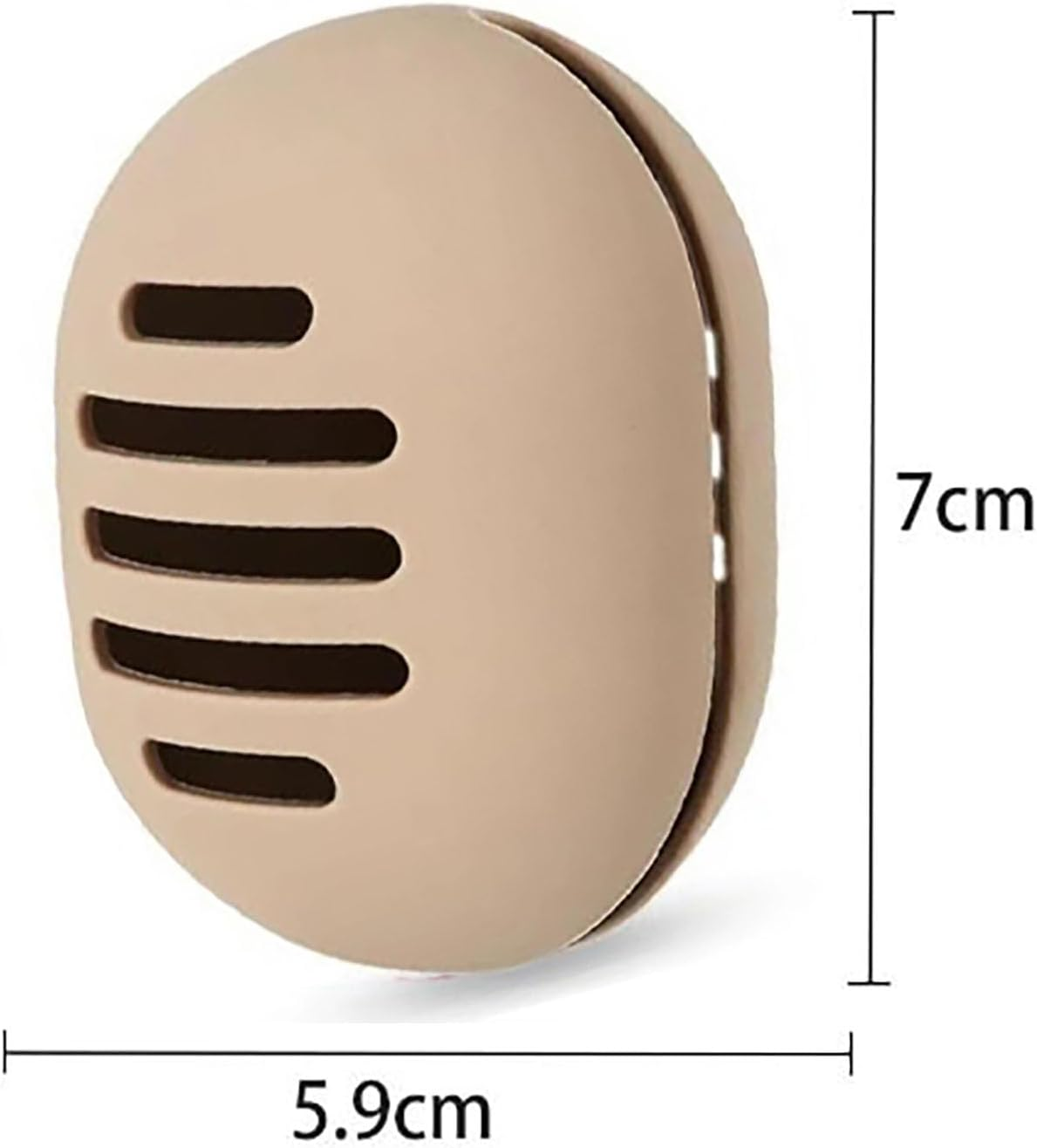 SYGELER Silicone Makeup Sponge Holder &ndash;Beauty Blender Travel Case, Washable Silicone Cosmetic Sponge Drying Box（Brown image number 4