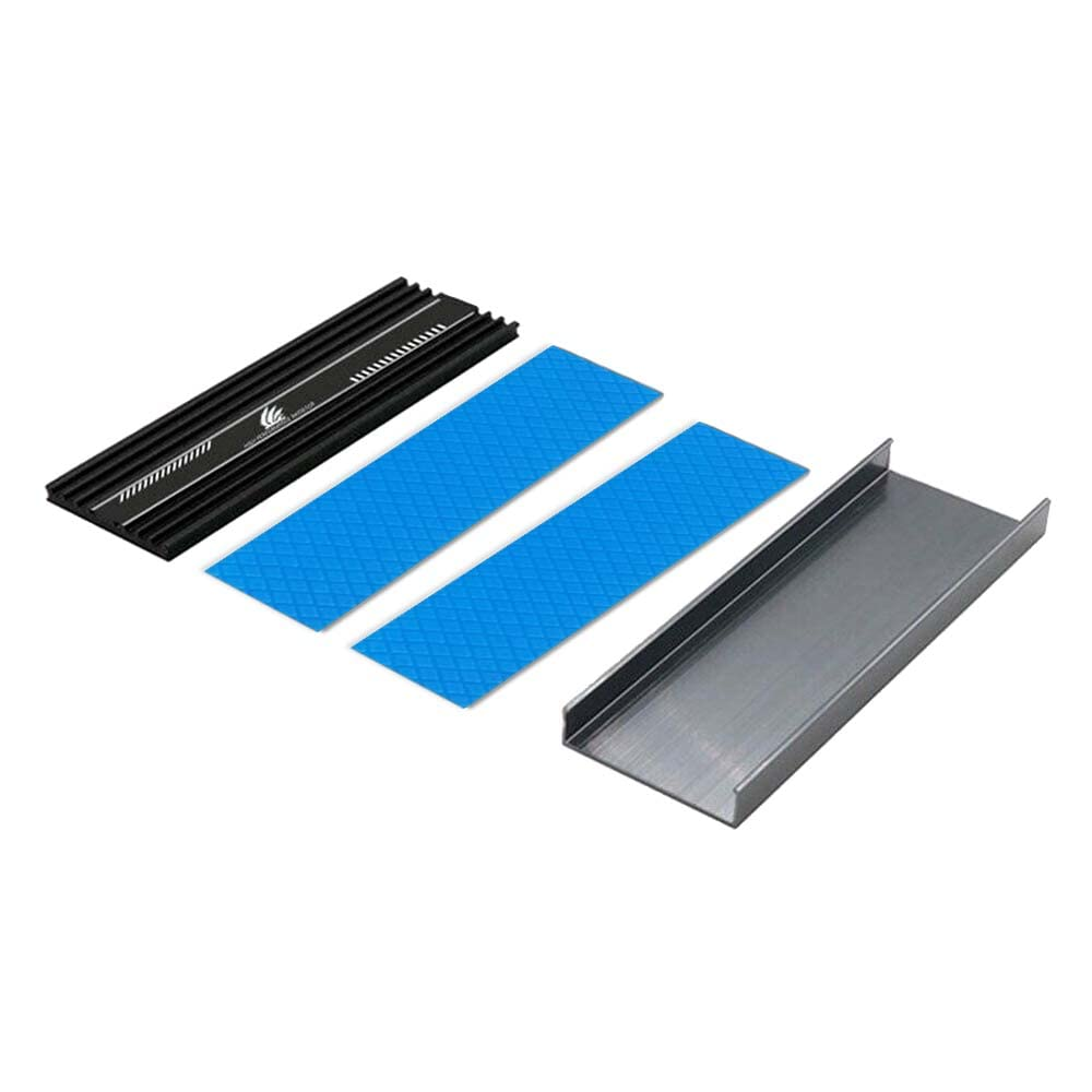 BIGTEDDY 2022 M.2 SSD Heatsink Cooler M2 2280 Aluminium Solid State Hard Disk Radiator Thermal Pad image number 1