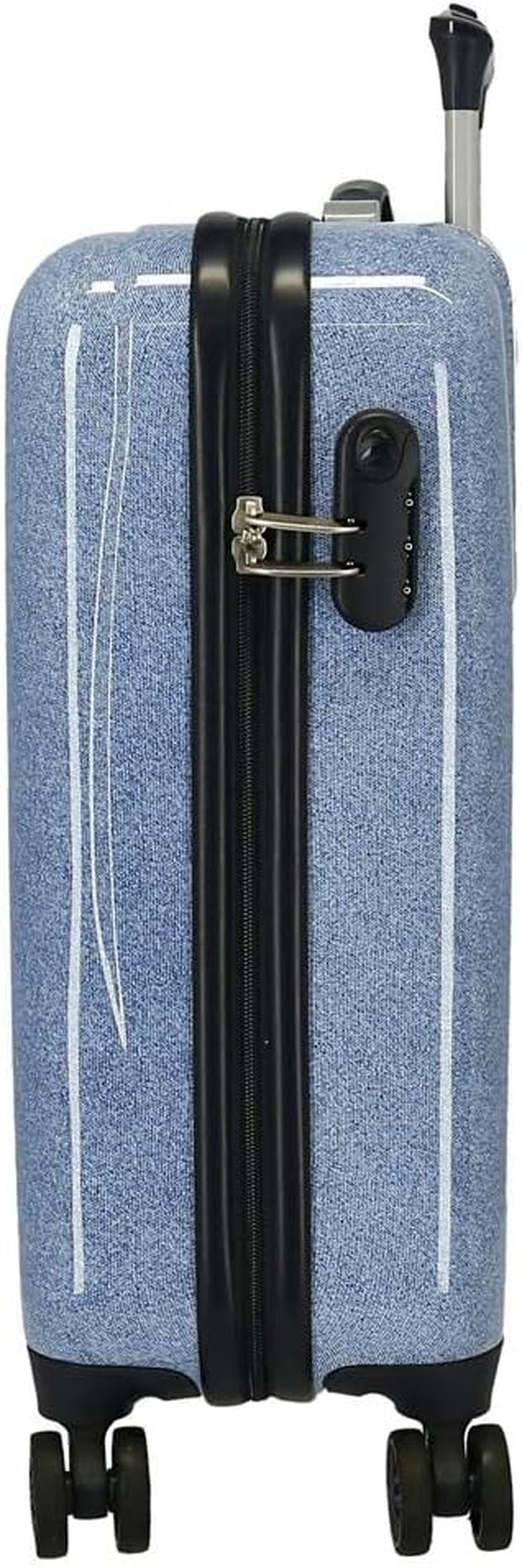 Disney Minnie Make It Rain Bows Cabin Suitcase Blue 38 X 55 X 20 Cm Rigid ABS Side Combination Lock 34L 2 Kg 4 Wheels Double Hand Luggage, Blue, Cabin Suitcase image number 6