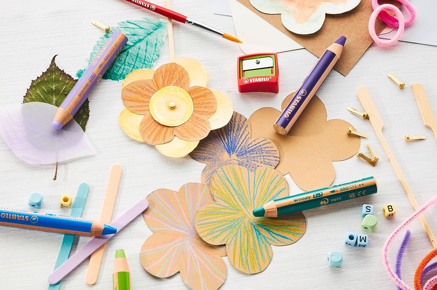 STABILO Multi-Talented Pencil Woody 3-In-1 - Single Pencil - Black