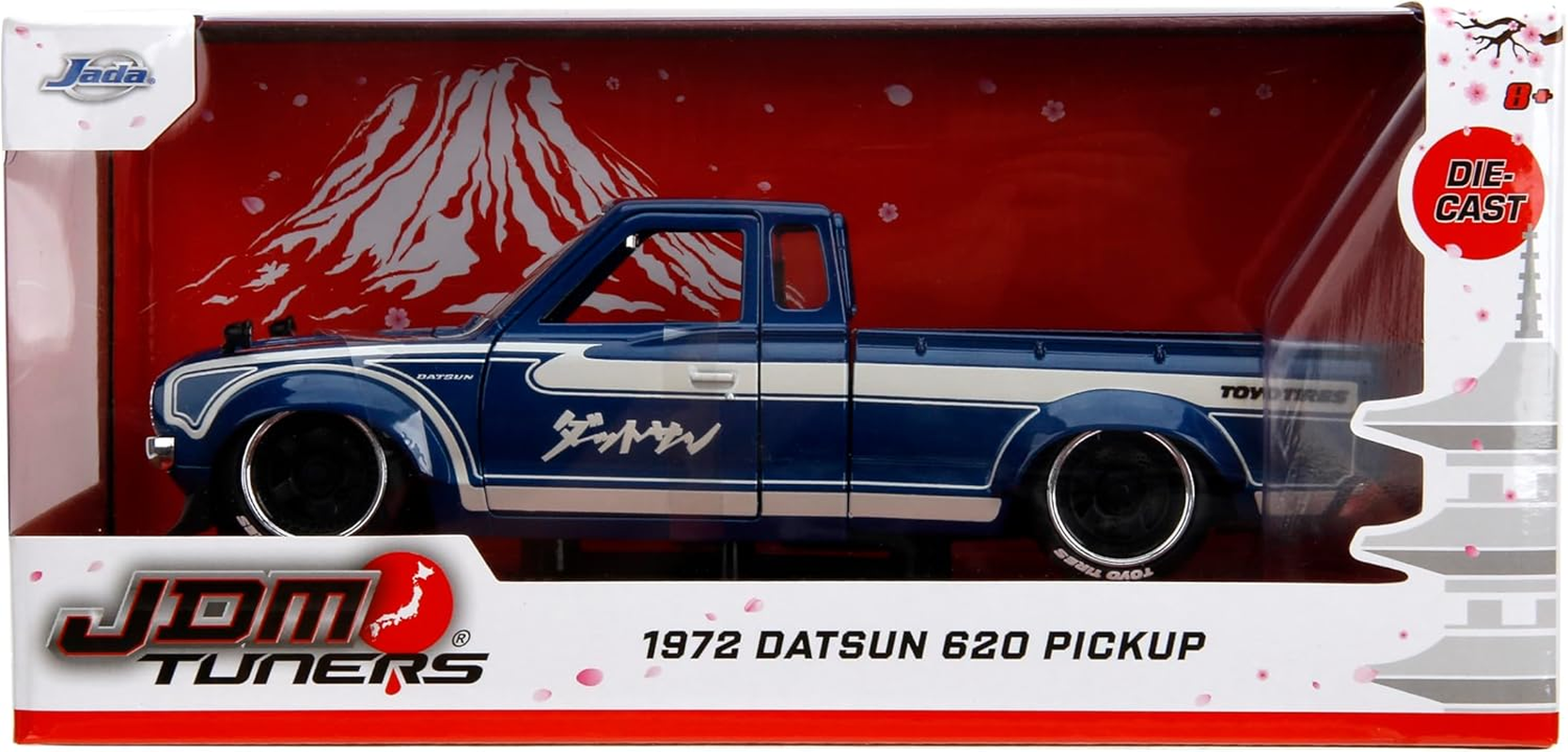 JDM Tuners - 1:24 1972 Datsun 620 Diecast Vehicle image number 2