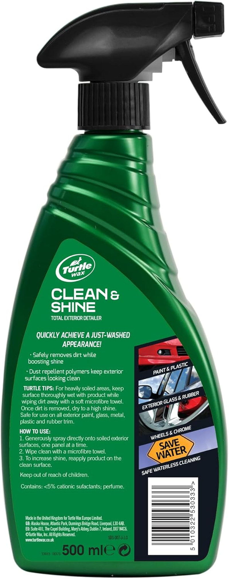 Turtle Wax - Clean & Shine Total Exterior Detailer 500Ml Trigger