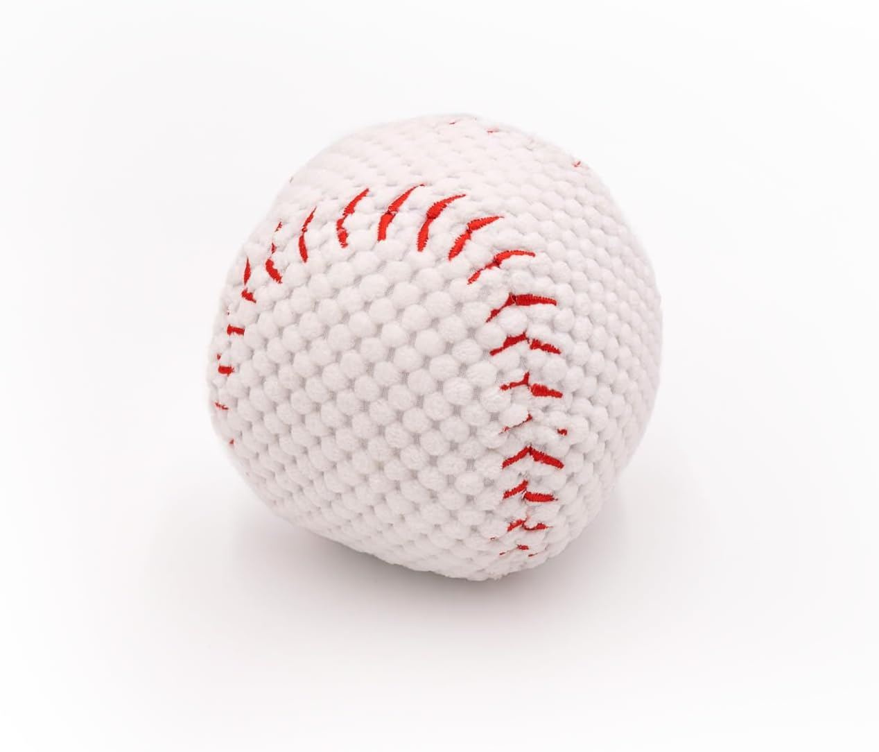 Zippypaws Sportsballz - Dog Squeaky Toys to Keep Them Busy, Funny Plush for Small, Medium, & Large Dogs, Cute Stuffed Puppy Toy, Pet Products, Gift for All Breeds, Interactive Squeaker - Baseball image number 4