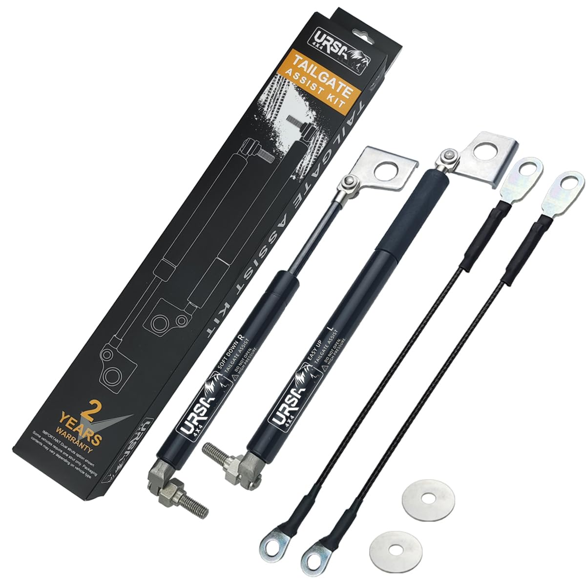 Tailgate Strut Easy up and Slow down Damper Kit for Isuzu D-MAX TFS/TFR 2008-2025，Mazda BT50 2020-2023,Colorado 2012-2017