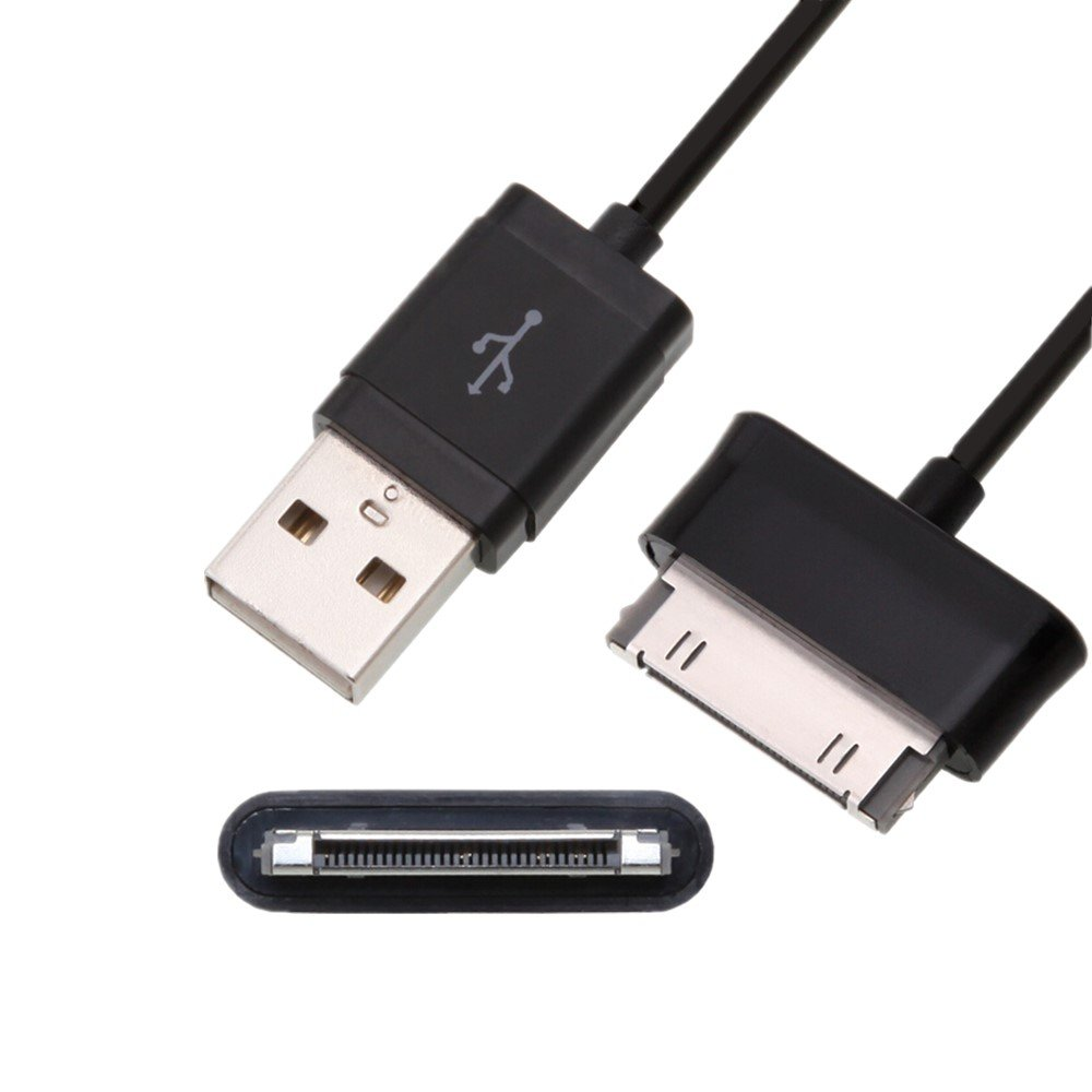 1M Replacement 30 Pin USB Charger Charging Cable Cord Compatible with Samsung Galaxy Tab Tablet P1000 P7500 P7510 P7310 P7320 P7320T P3110 P6200 P6800 P7100 Galaxy Note 10.1 image number 1