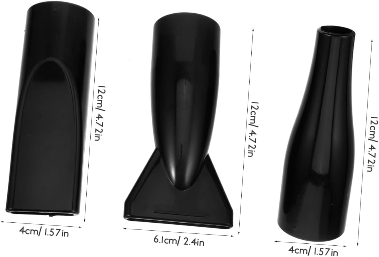 MERRYHAPY 3Pcs Blow Dry Attachment Nozzle for Hair Dryer Blow Dry Nozzle for Hair Styling image number 1