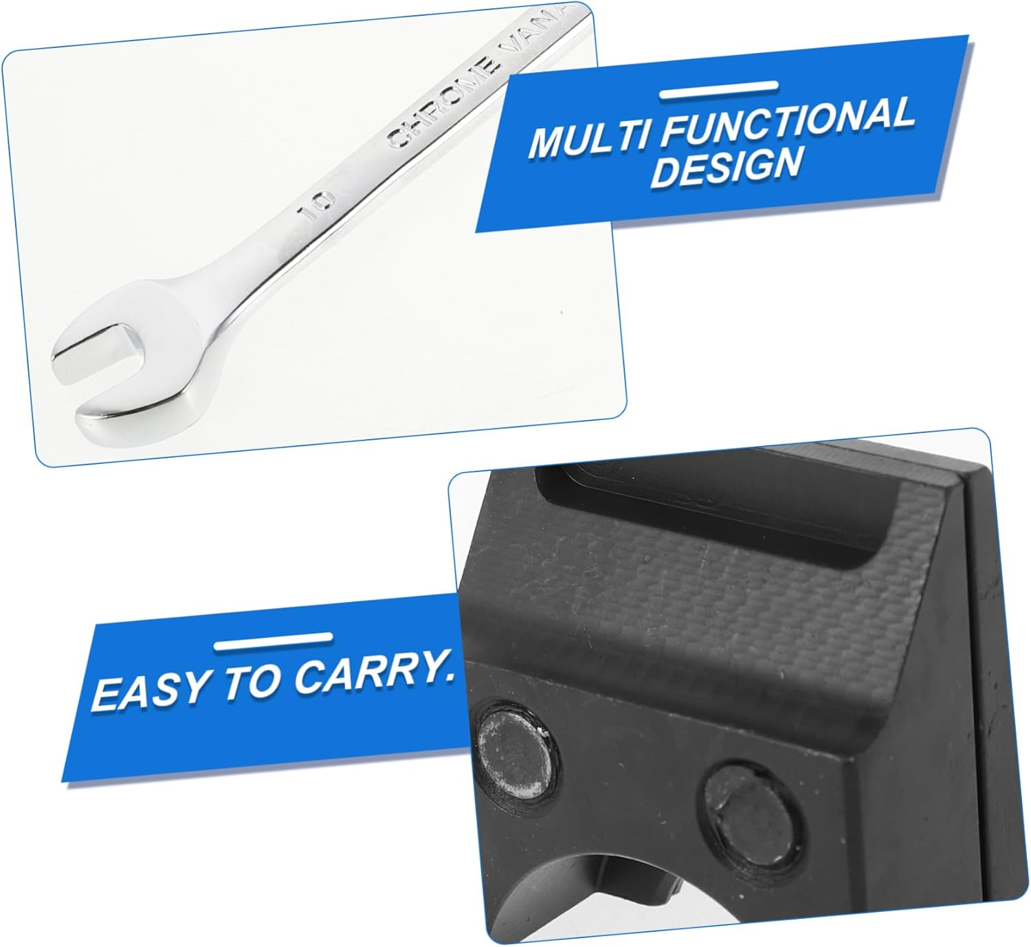 GLEAVI Universal Double Ended Strut Spreader Tool with Wrench, Suspension Strut Splitter for Car Steering Removal, Automotive Suspension Repair Equipment for Mechanics