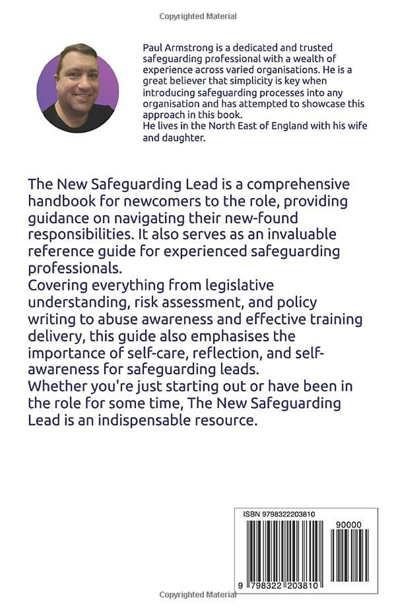 The New Safeguarding Lead: a Guide for New Leads and a Reference for Experienced Professionals