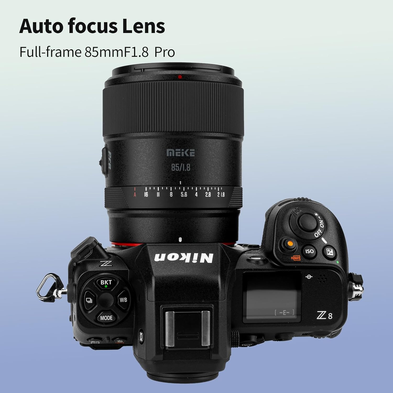Meike Pro 85Mm F1.8 Auto Focus Medium Telephoto Lens STM Full Frame High Resolution Portrait Lens Compatible with Nikon Z-Mount Z50 Z50II Z5 Z6 Z7 Z6II Z6II Z6III Z9 Z30 Cameras