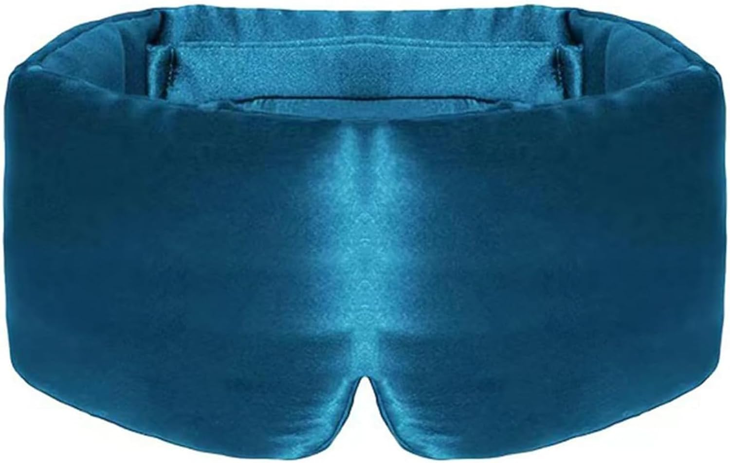 Silk Sleep Mask, Sleeping Mask for Daytime Napping and Nighttime Sleep, Light Blocking Eye Mask for Insomnia Sufferers, Frequent Travellers, Deep Blue Silk Eye Mask image number 2