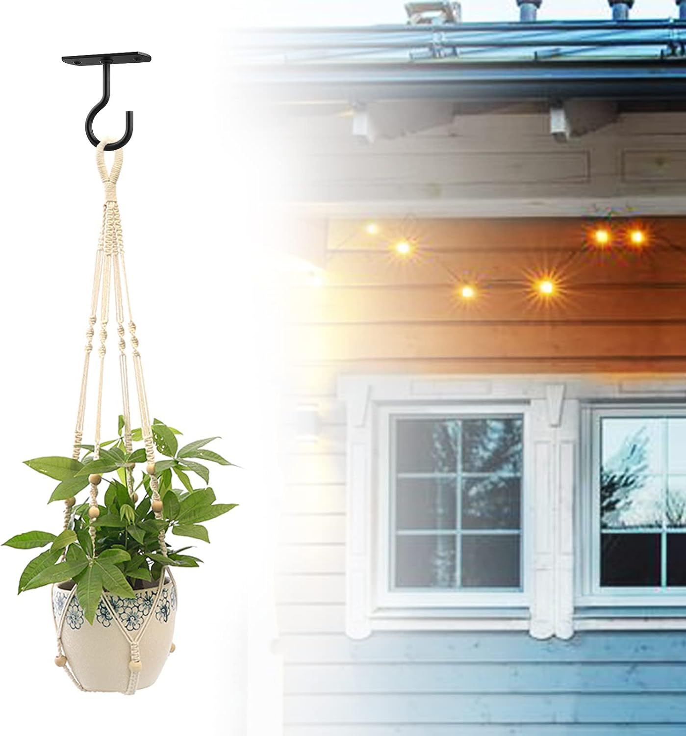4In Ceiling Hooks for Hanging Plants 4Pack for Plants