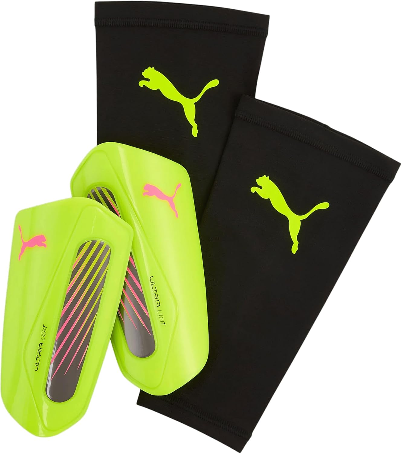 PUMA Ultra Strap Shin Pads, Adult, Unisex, Fizzy Light Parisian Night (Multicoloured) image number 5