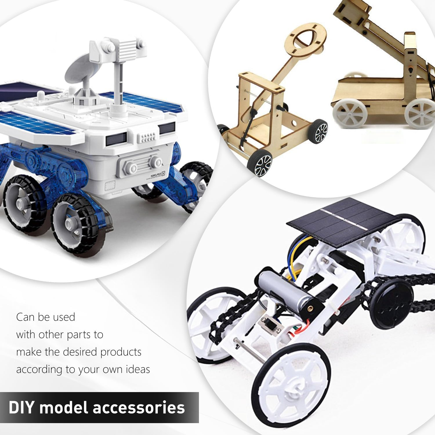 WALWAL Metal round Axles Shaft Rod Straight round Shaft Rod Bars Compatible for DIY Model Toy, DIY Robotics, RC Car, RC Helicopter Airplane, RC Boat image number 4