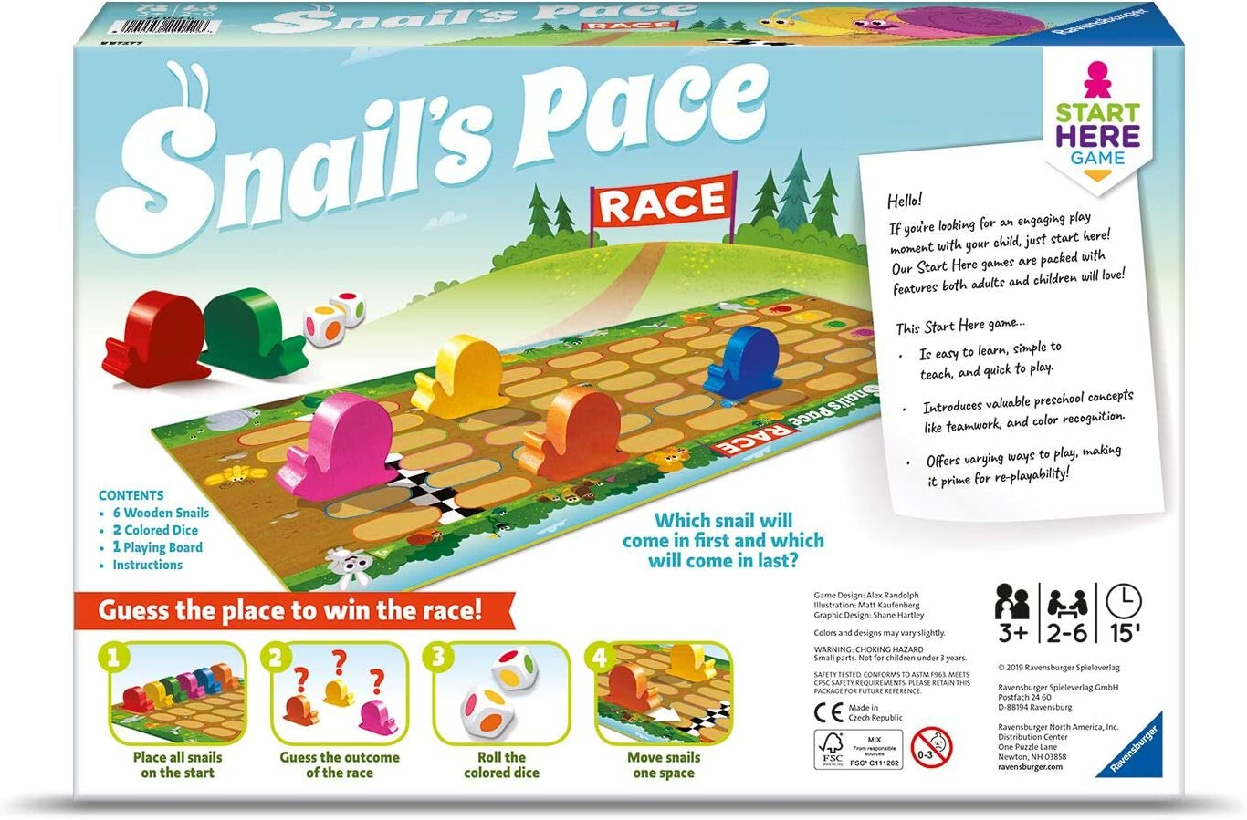 Ravensburger - Snails Pace Race Game image number 2