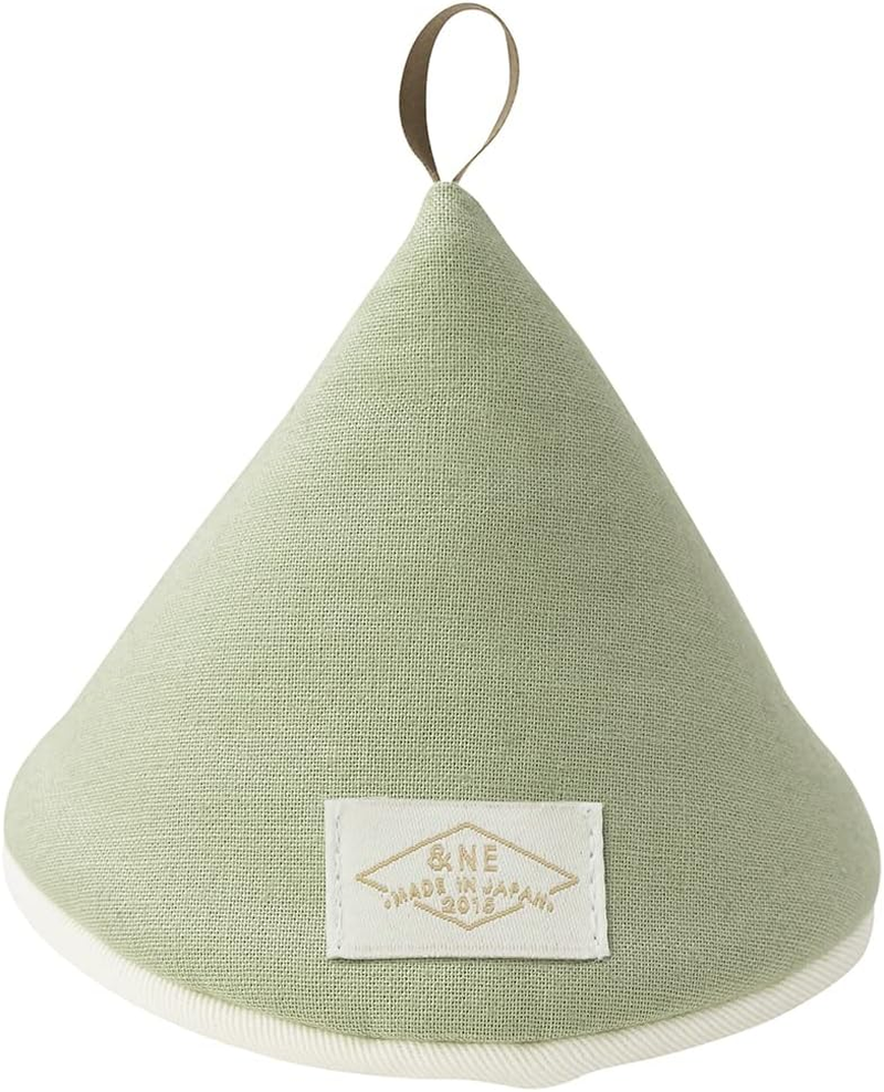 &NE NHK-225-NLGR Triangle Potholder, Natural Green, 4.9 X 3.5 Inches (12.5 X 9 Cm) - Bat Coral image number 4