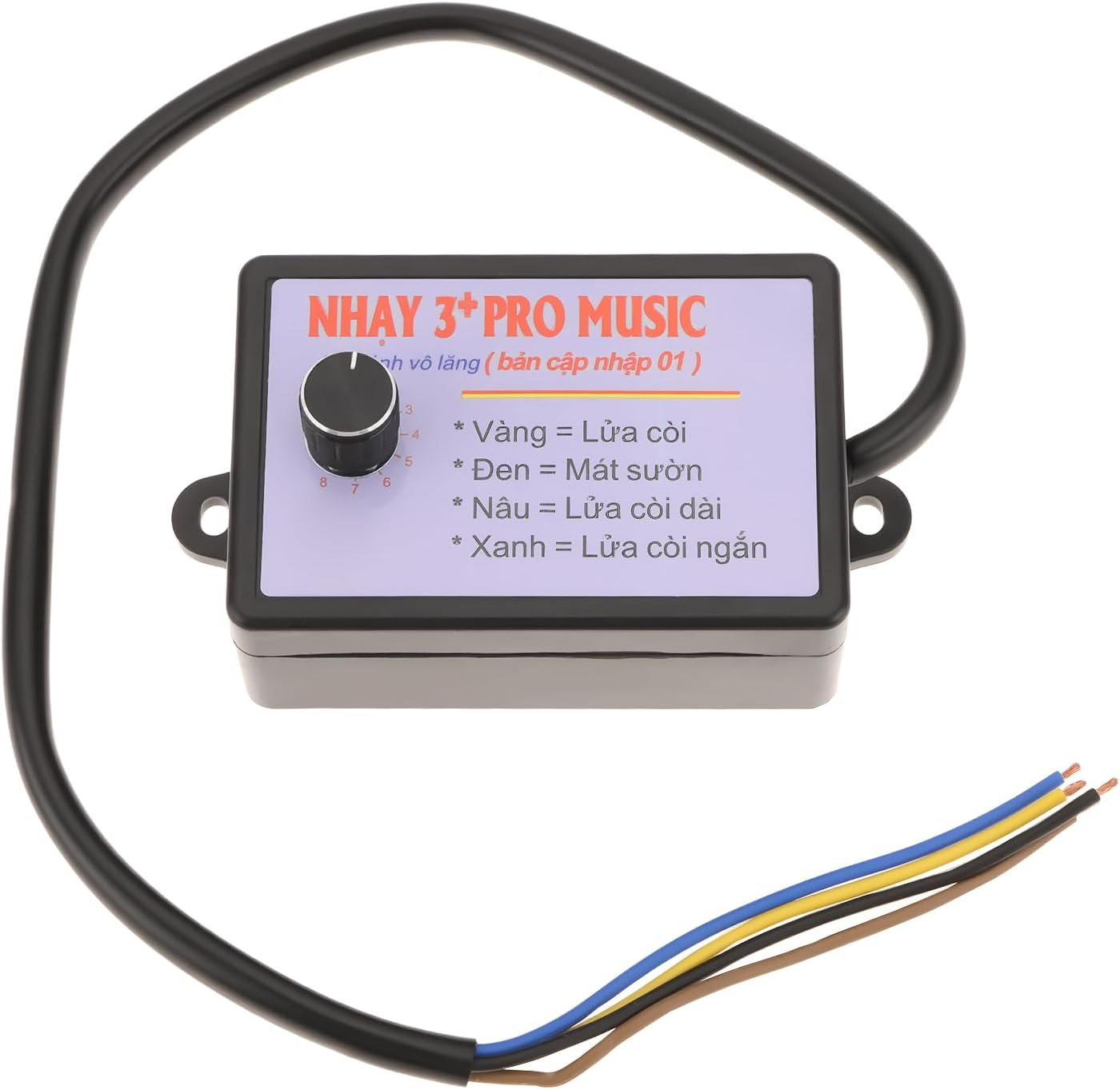 SING F LTD 8 Sound Effects Horn Controller 12-24V Compatible with Nhay 3+ Pro Music Motorcycle Speed Speaker image number 6