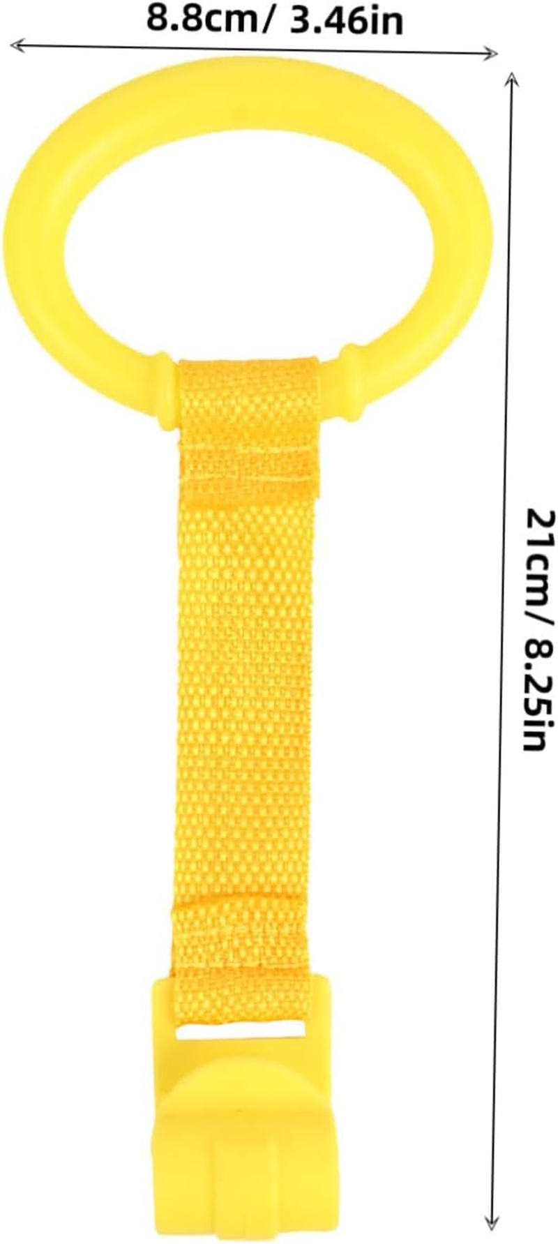 Milisten 4Pcs Portable Baby Pull Ring and Stand up Rings for Nursery Cot, Infant Pull-Up Assistance, Colorful Safe Plastic Pulling Toy for Early Standing Practice image number 5