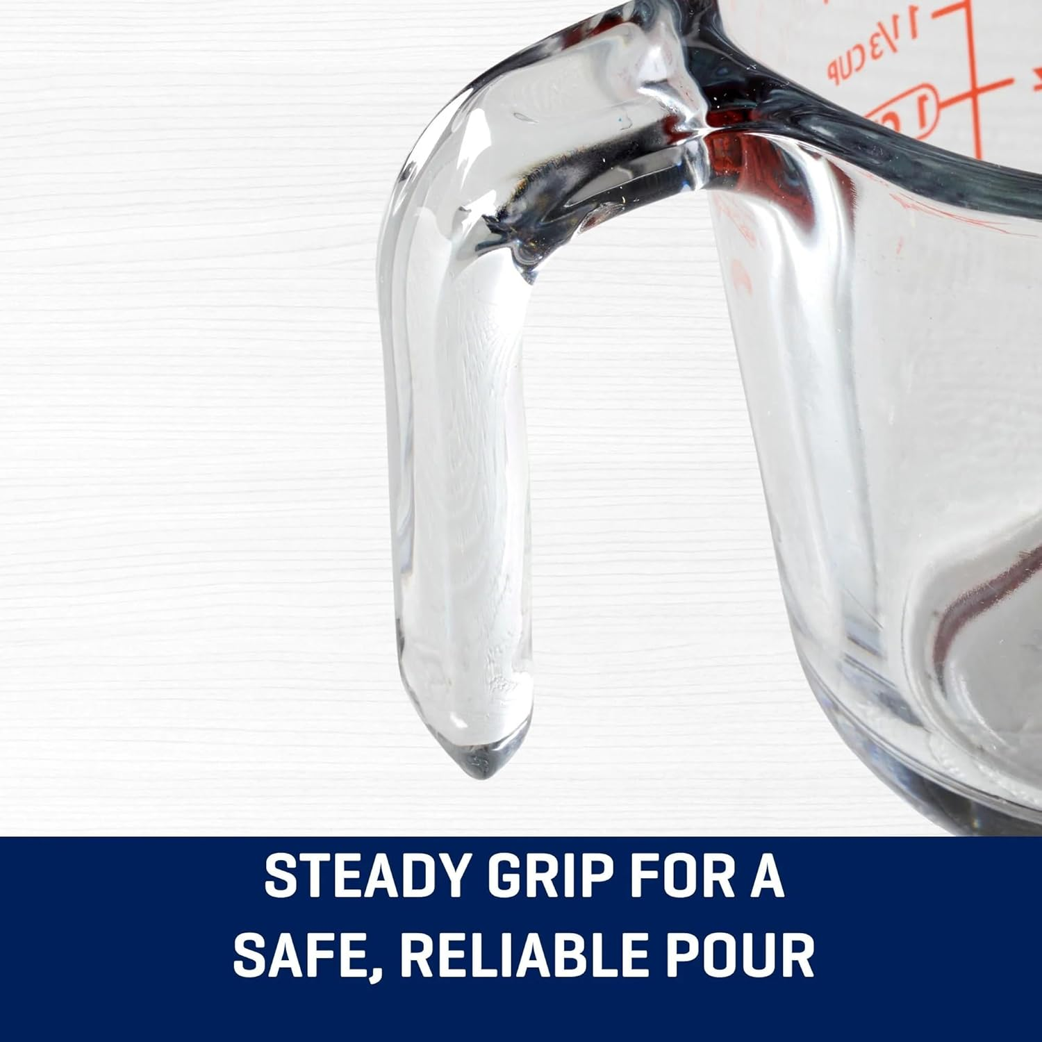 Anchor Hocking Small Measuring Jug &ndash; Durable Glass Cup with Easy-Read Markings, Open-Handle Grip and Smooth Pour Design &ndash; Microwave and Dishwasher Safe for Precise Kitchen Prep &ndash; 500 Ml Capacity image number 7