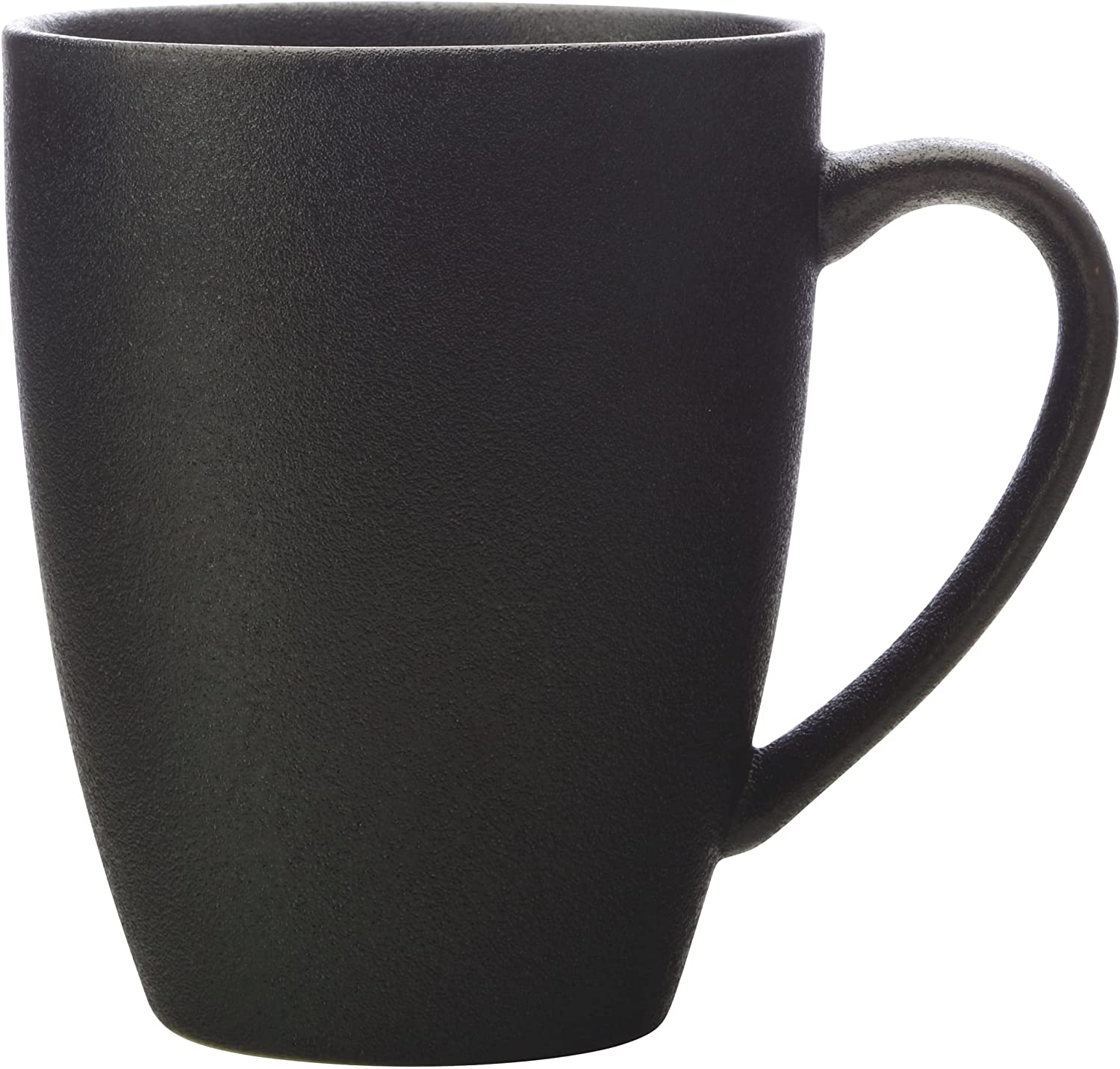 Maxwell & Williams Caviar Coupe Mug, Black, 400 Ml (Pack of 4) image number 2