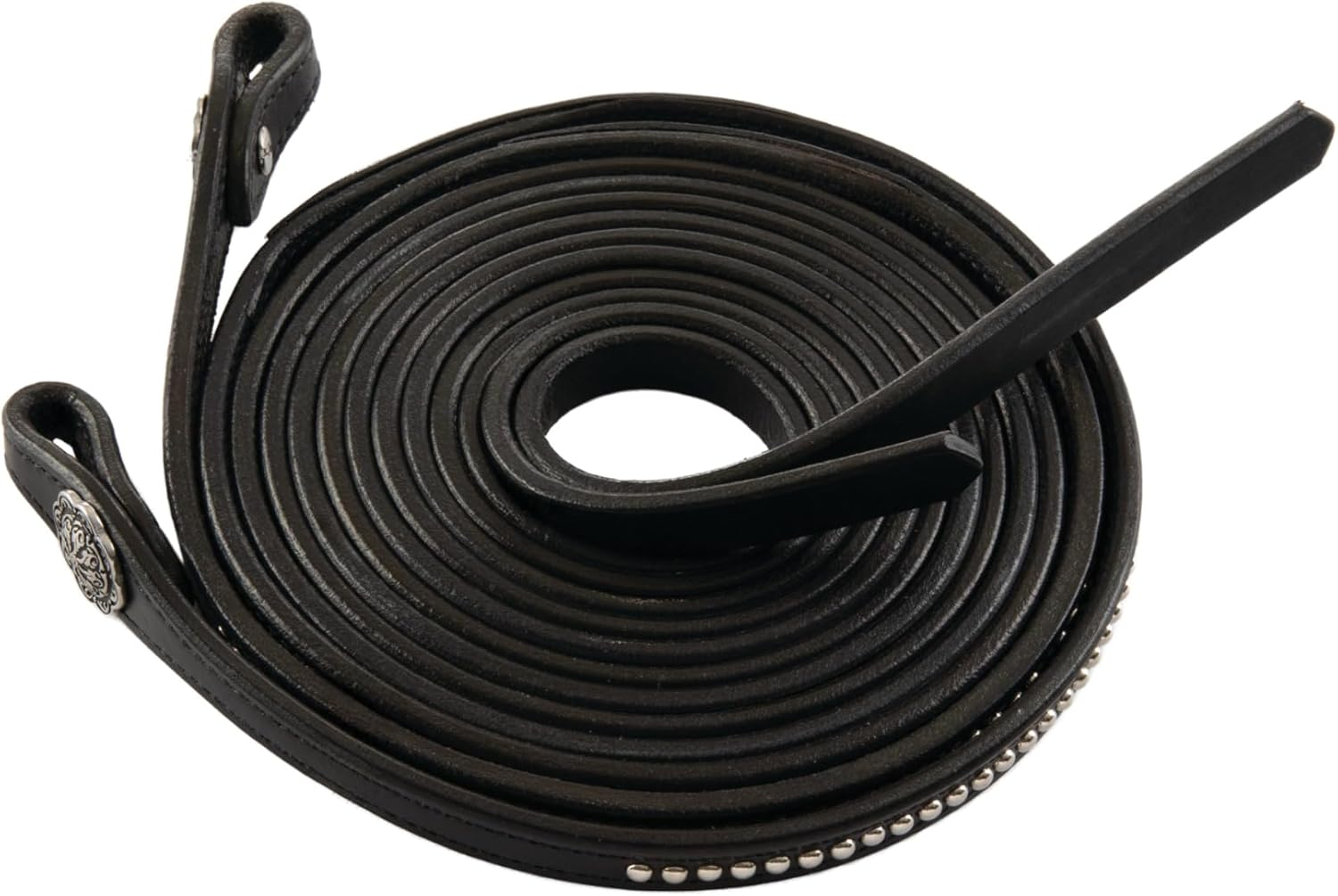 Weaver Leather Back in Split Reins, Black, Small image number 3