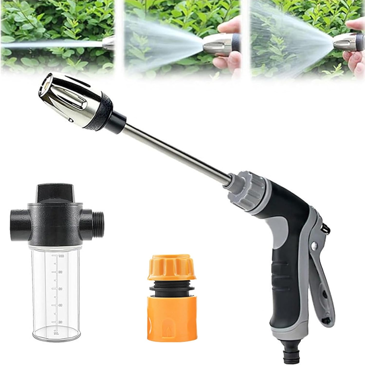 Pressure Washer,High Pressure Water Gun, Multi-Function Car Washing Tool,Various Spray Effects, Portable Washer for Car, Floor, Wall Cleaning image number 3