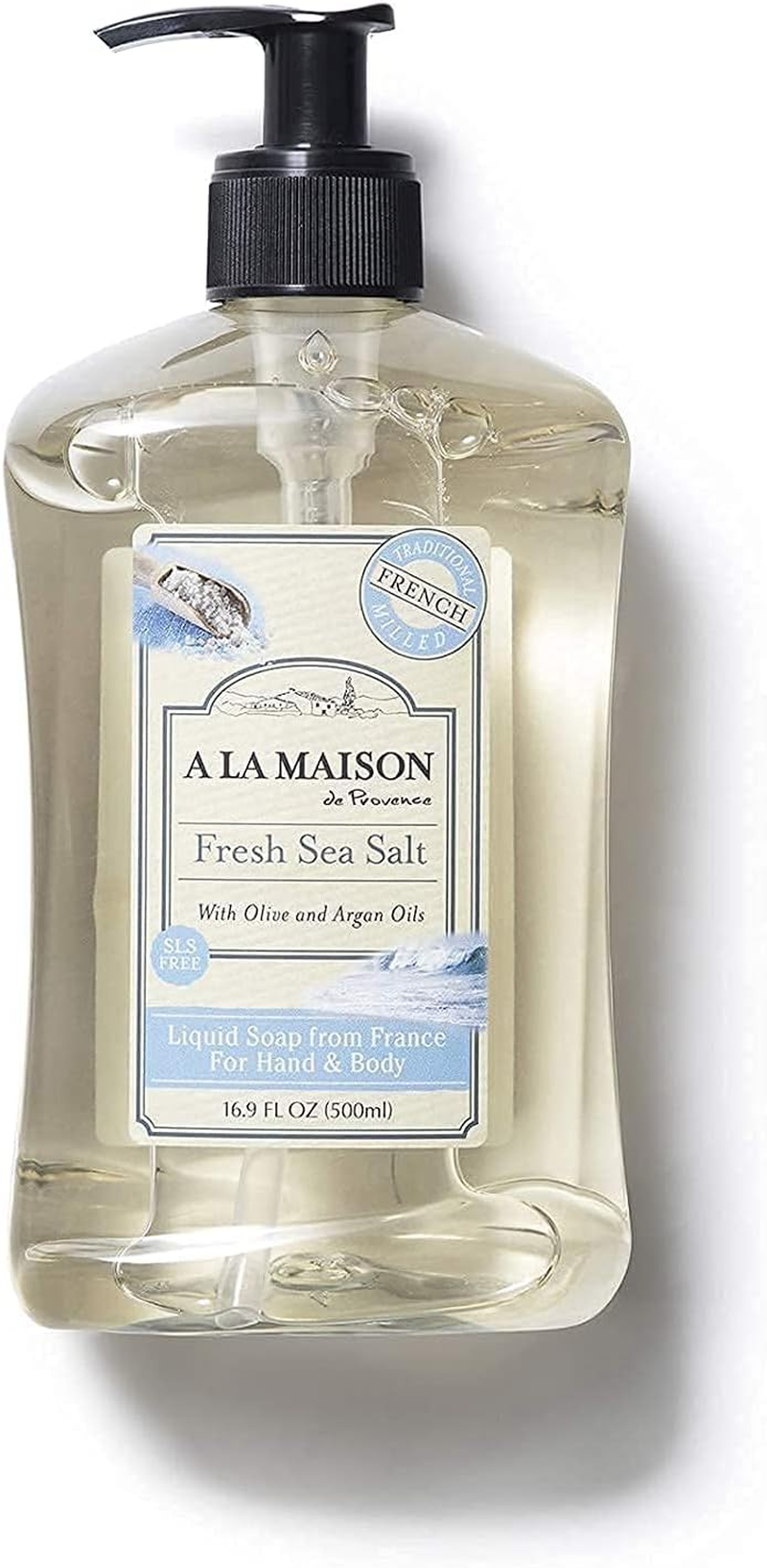 A LA MAISON Liquid Fresh Sea Salt Soap, 16.9 Fl Oz (500Ml) image number 1