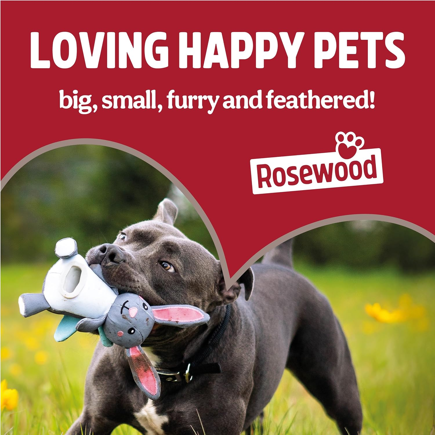 Tough Rope Core Cow, Plush Interactive Dog Toy - Brown image number 1