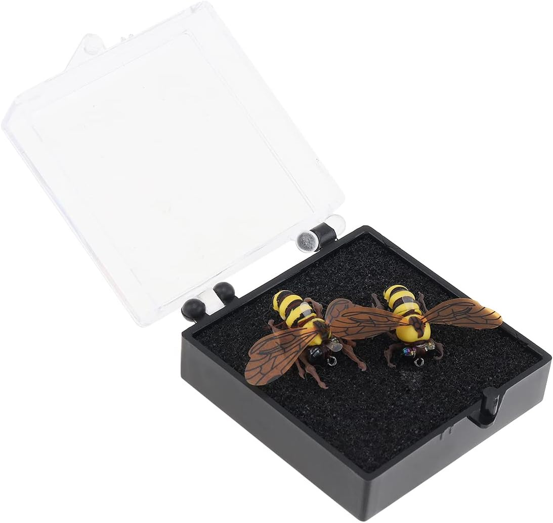 Origlam 2 X Bee Fly Fishing Lures Bumble Bee Trout Fishing Fly Fishing Topwater image number 2