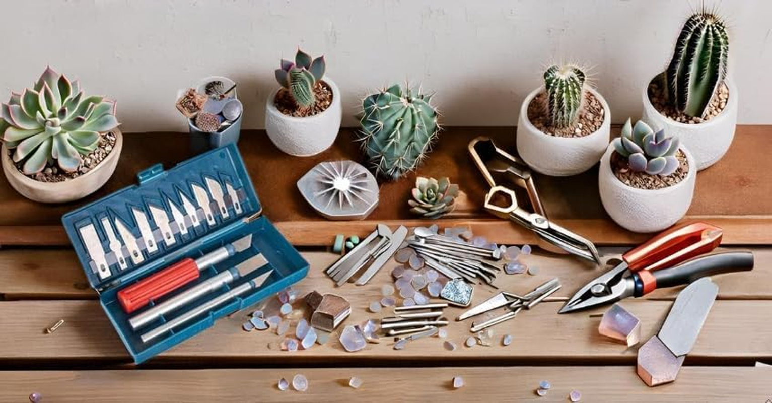 13 PCS Precision Craft Knife, Knife Set Stainless Steel Hobby Knives for Cutting Metal Pen Knife Razor Tool DIY Art Work for PC Phone Tablet Drone Repair DIY Art Work Sculpture image number 1